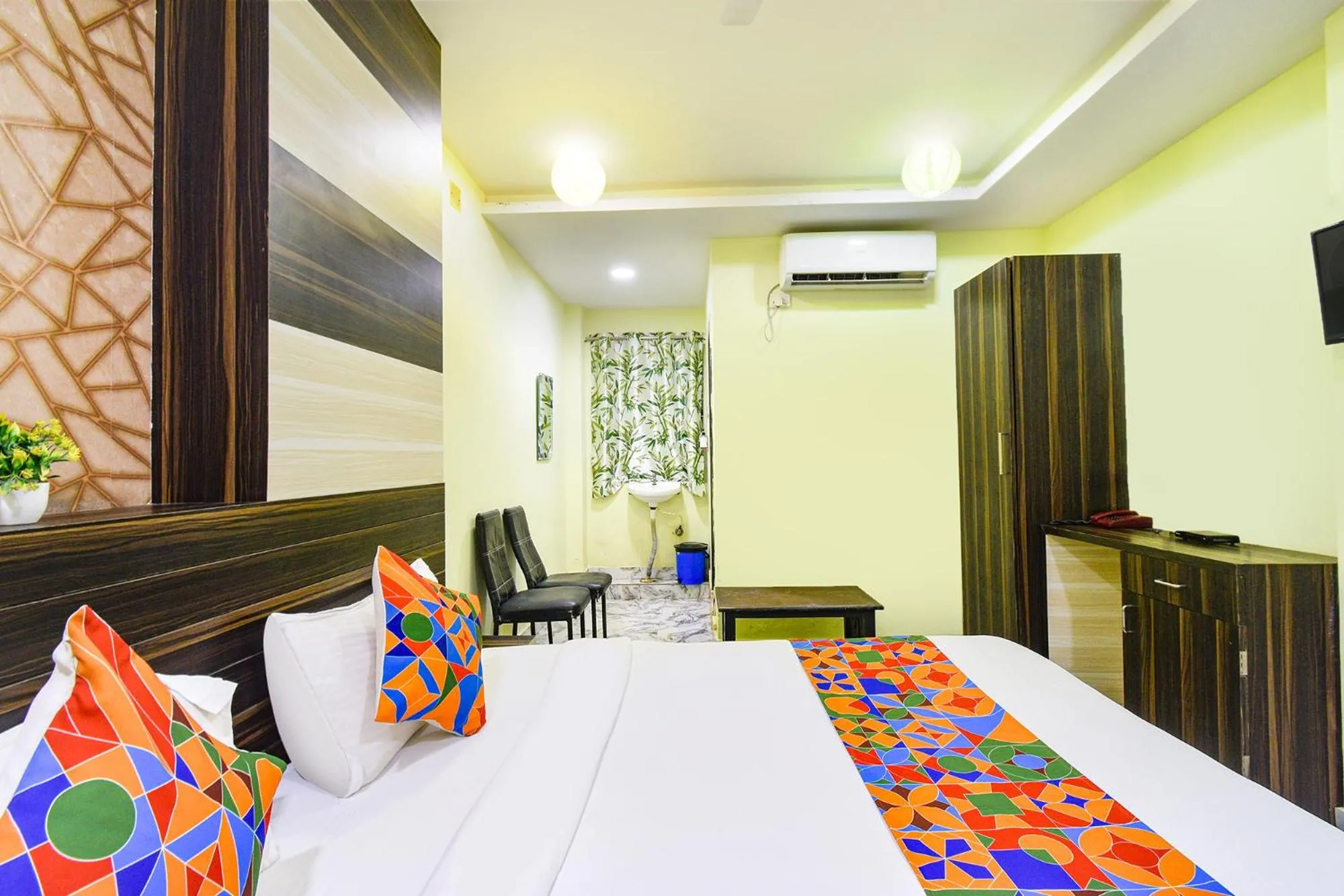 Bed in FabHotel Galaxy ParkFabHotel Galaxy Park, Nr to Rajiv Gandhi International Airport-Hyderabad