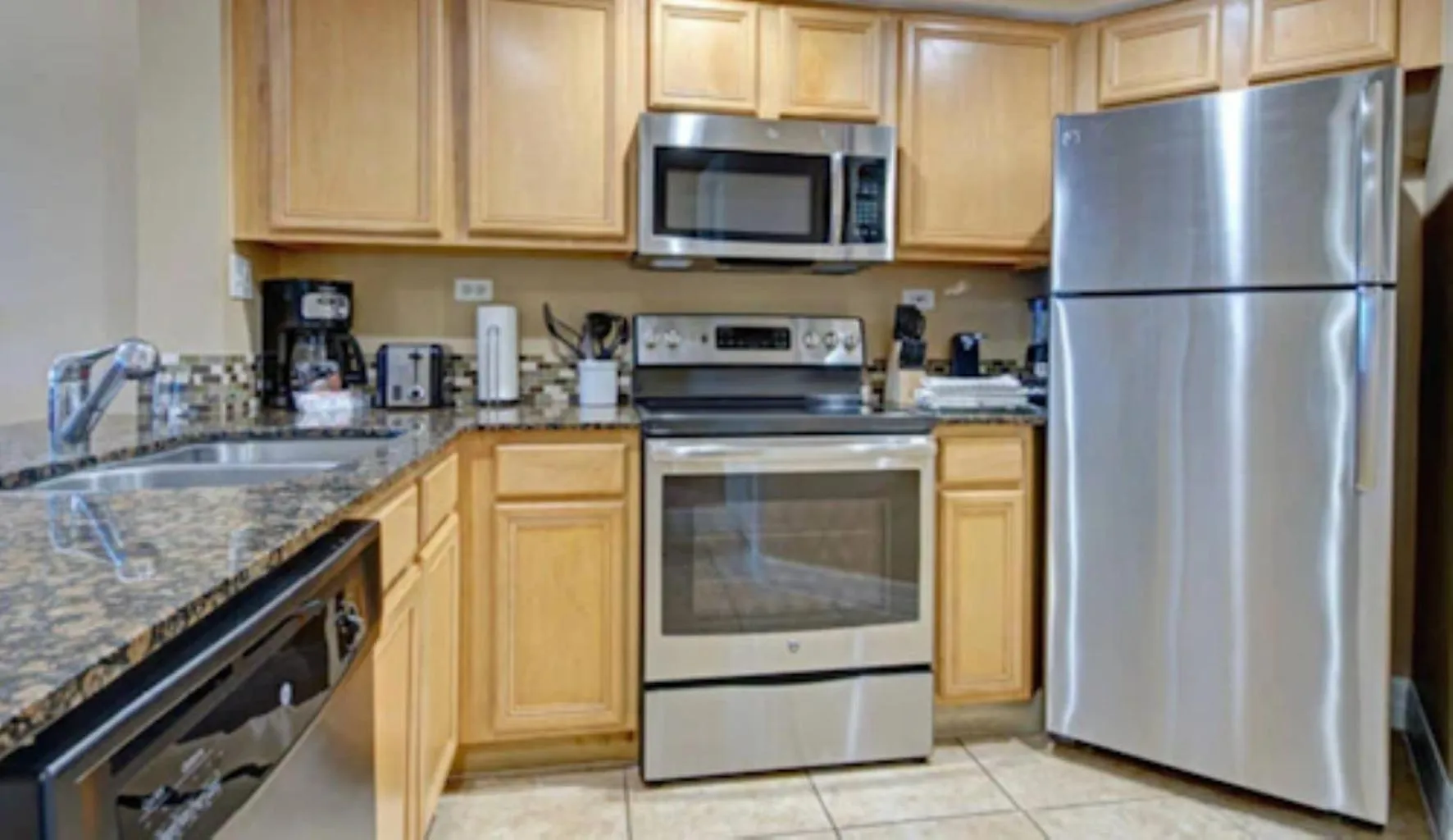 kitchen in Summer Bay Orlando by Exploria Resorts