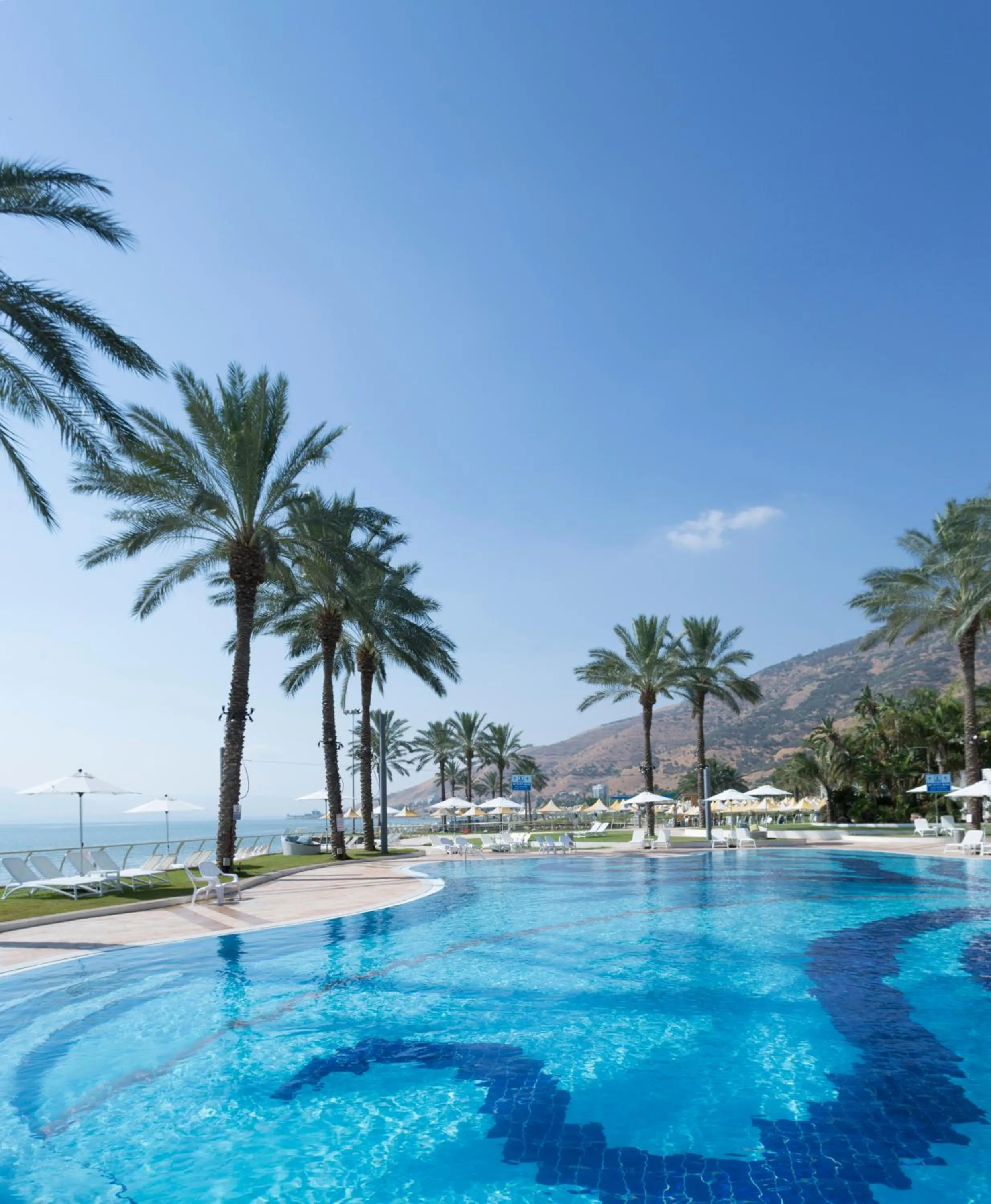 Pool view in Gai Beach Hotel