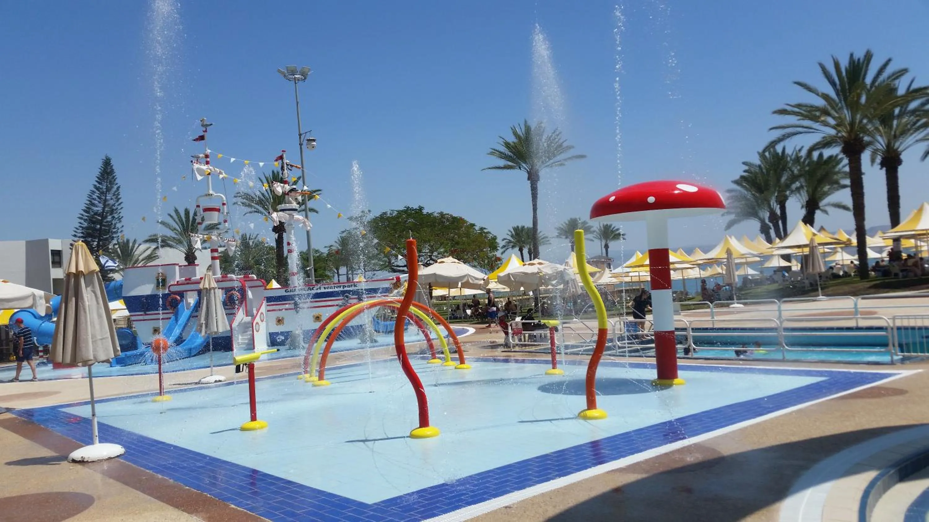 Aqua park in Gai Beach Hotel