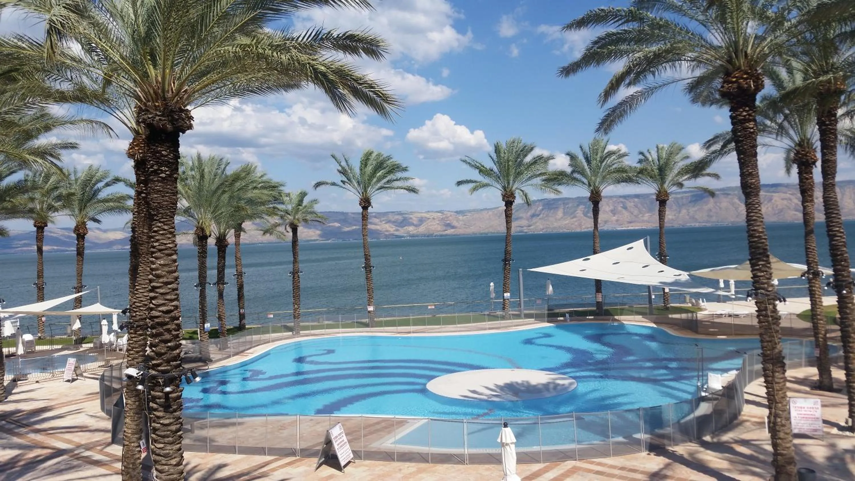 Pool view in Gai Beach Hotel