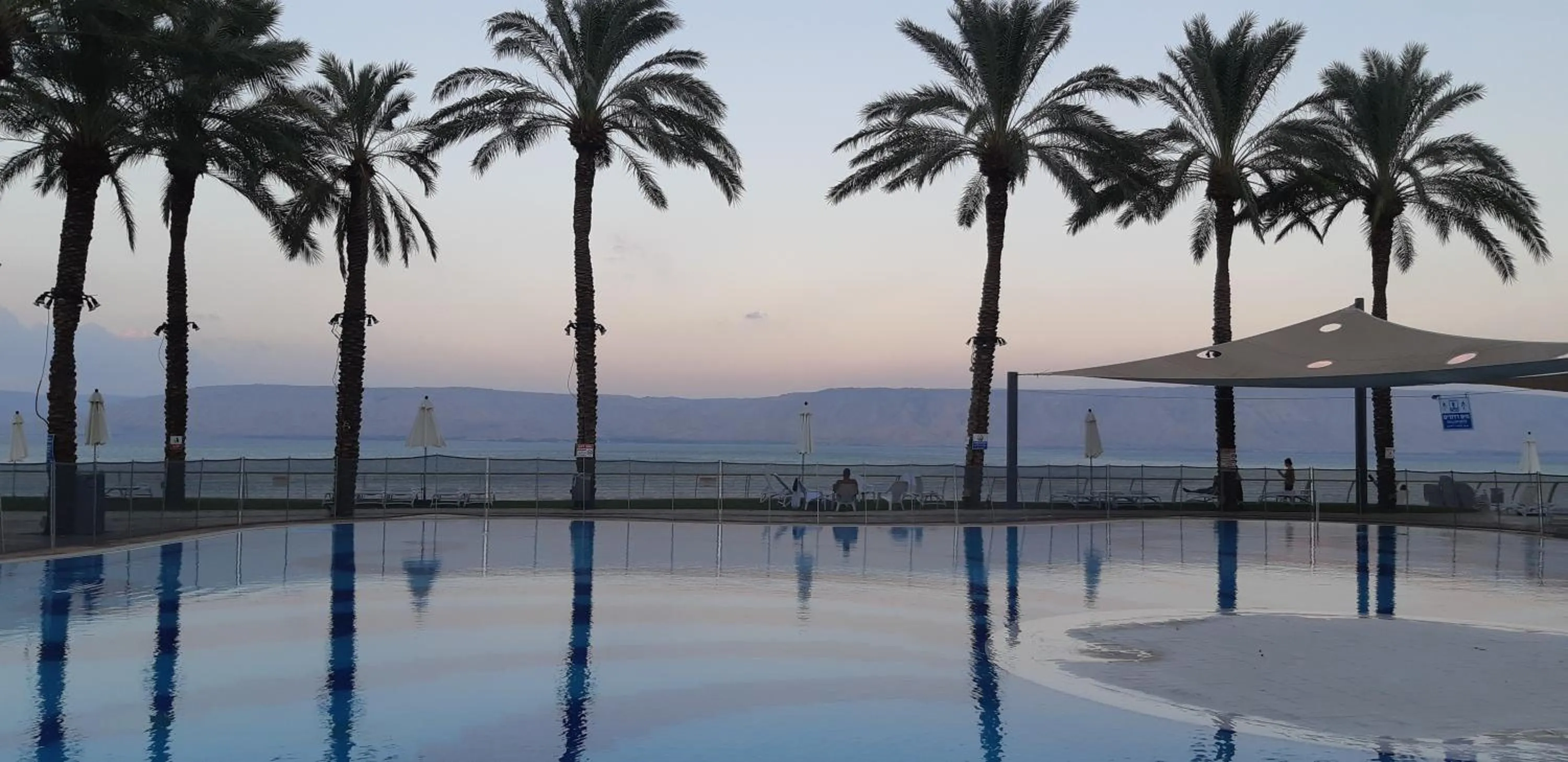 Pool view in Gai Beach Hotel