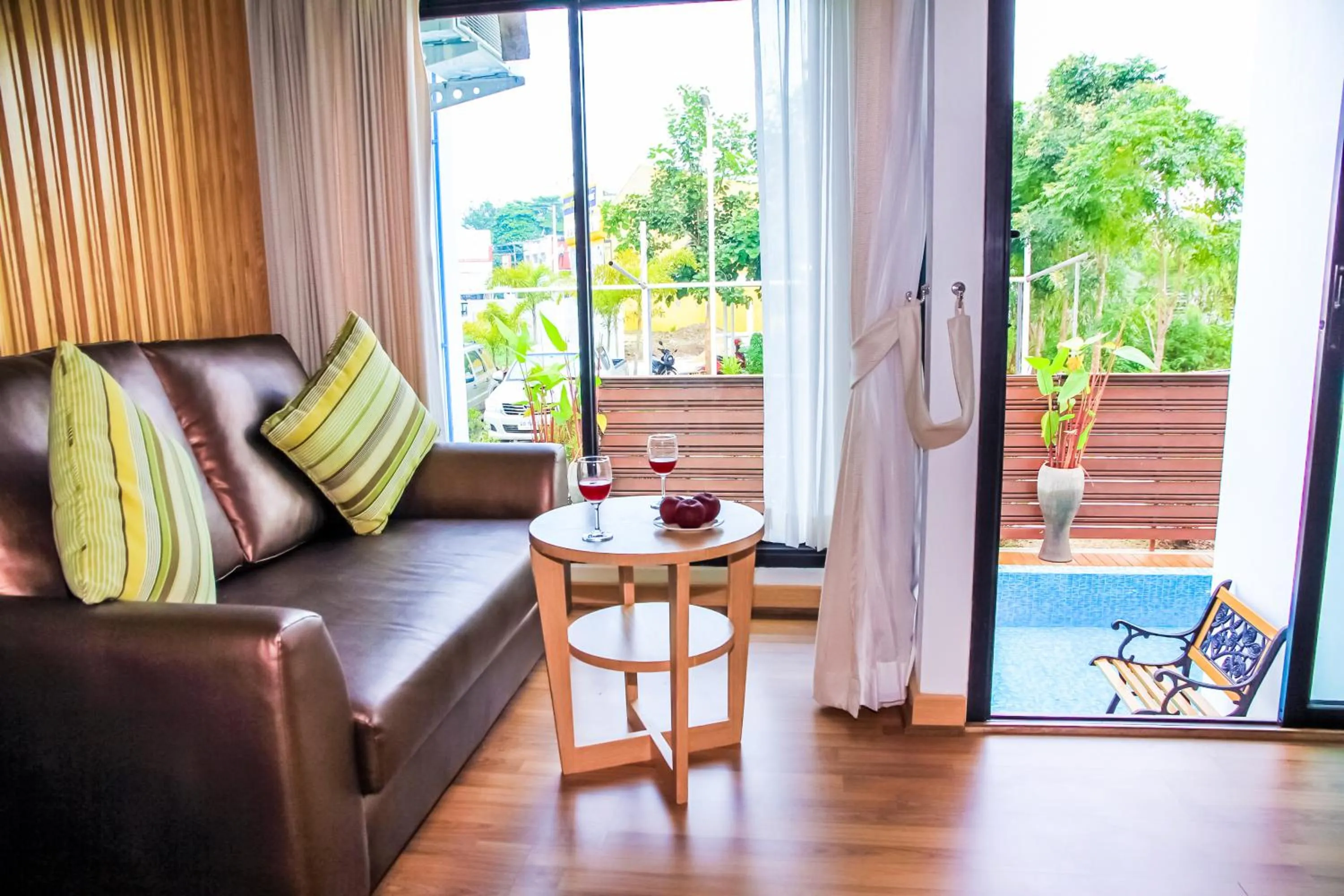 Pool view in Mamaison Hotel