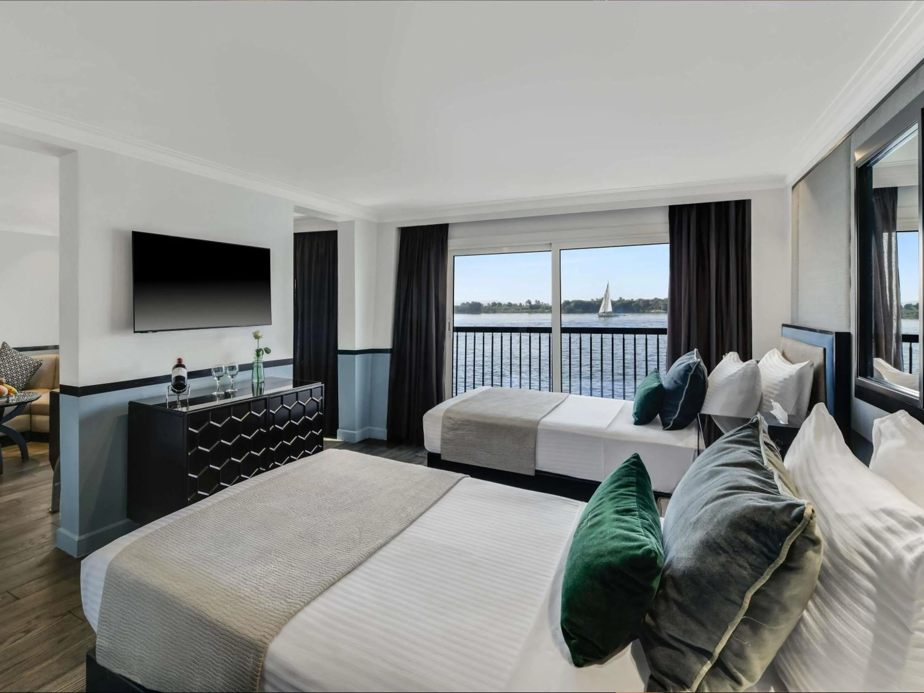 Bedroom, Bed in Movenpick MS Hamees