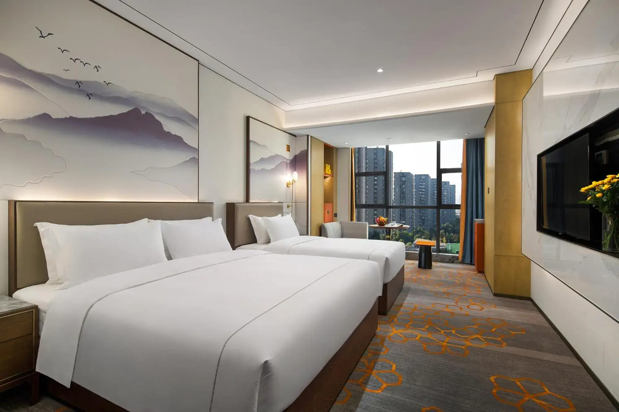 Superior Twin Room - Smoking in Ramada by Wyndham Changsha Wuguang Superior Twin Room - Smoking in Ramada by Wyndham Changsha Wuguang