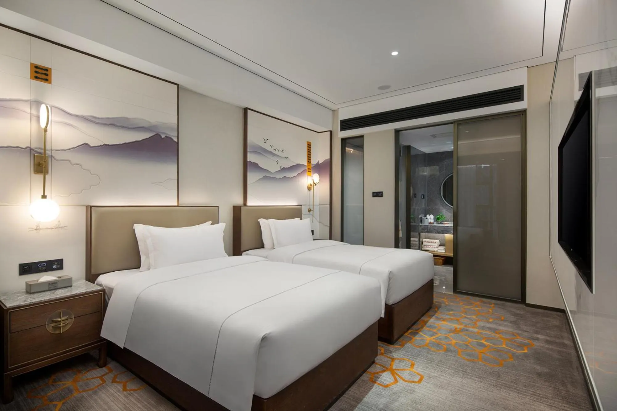 Bed in Ramada by Wyndham Changsha Wuguang