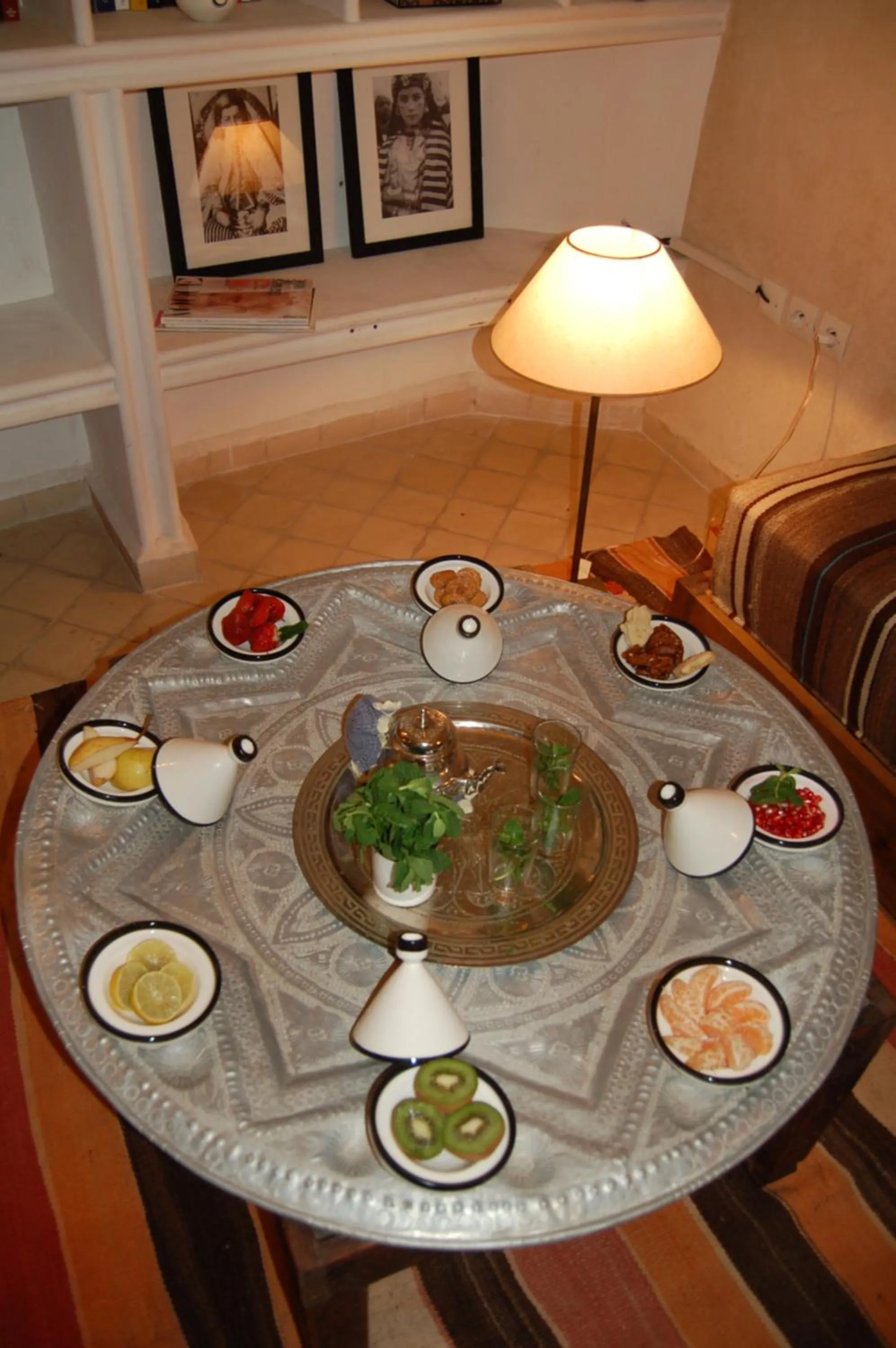 Food and drinks in riad mimoune