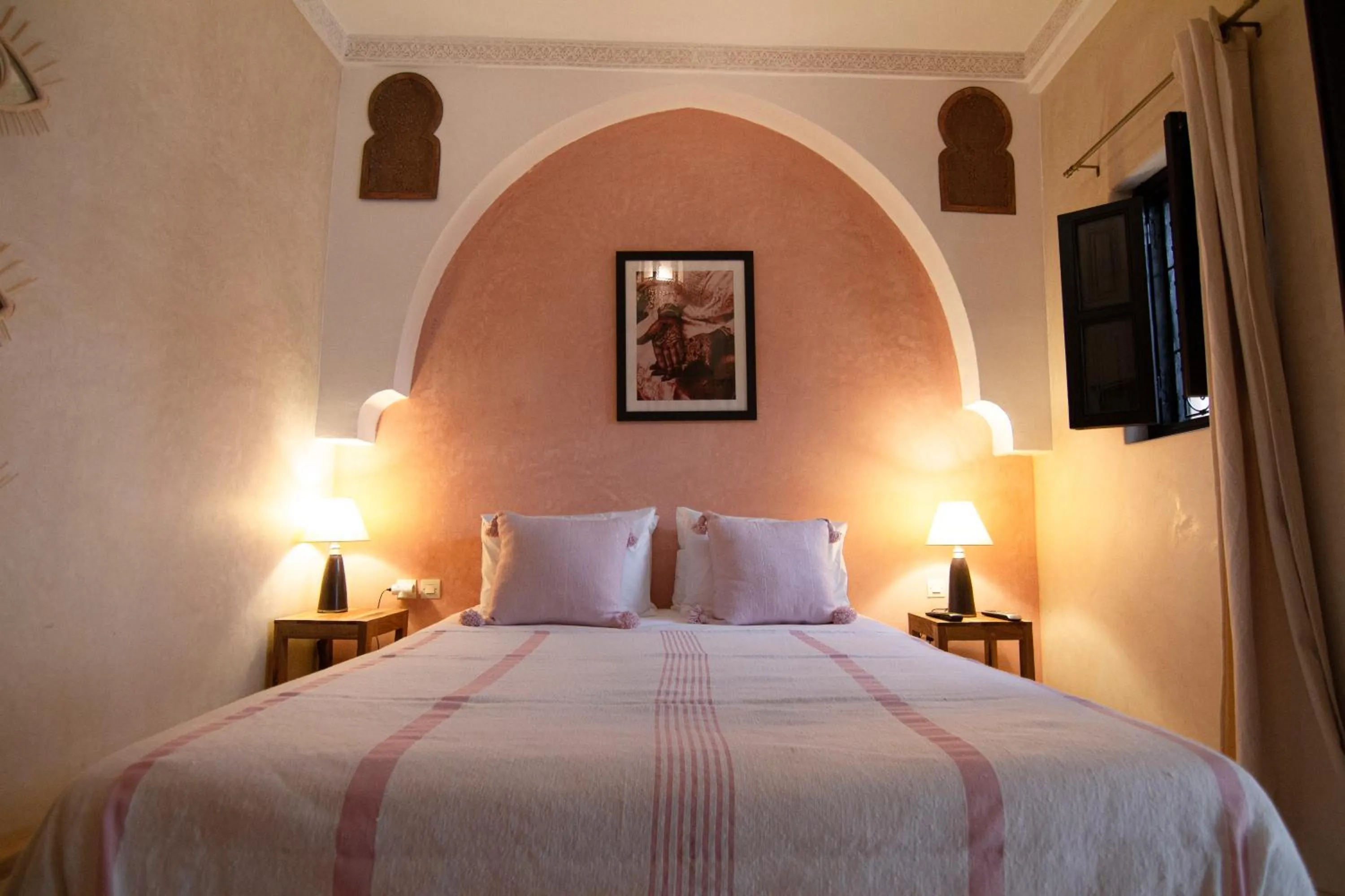 Bed in riad mimoune