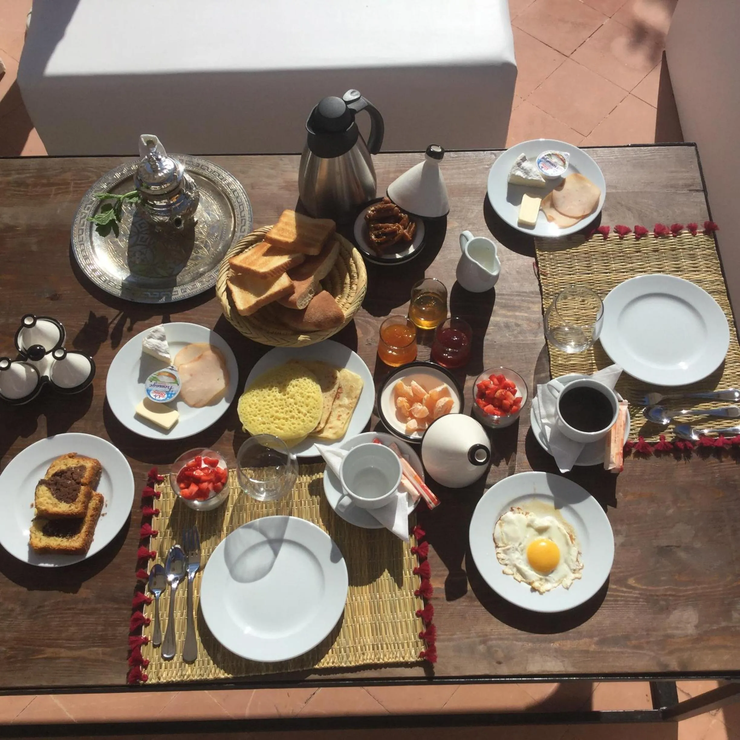 Food in riad mimoune