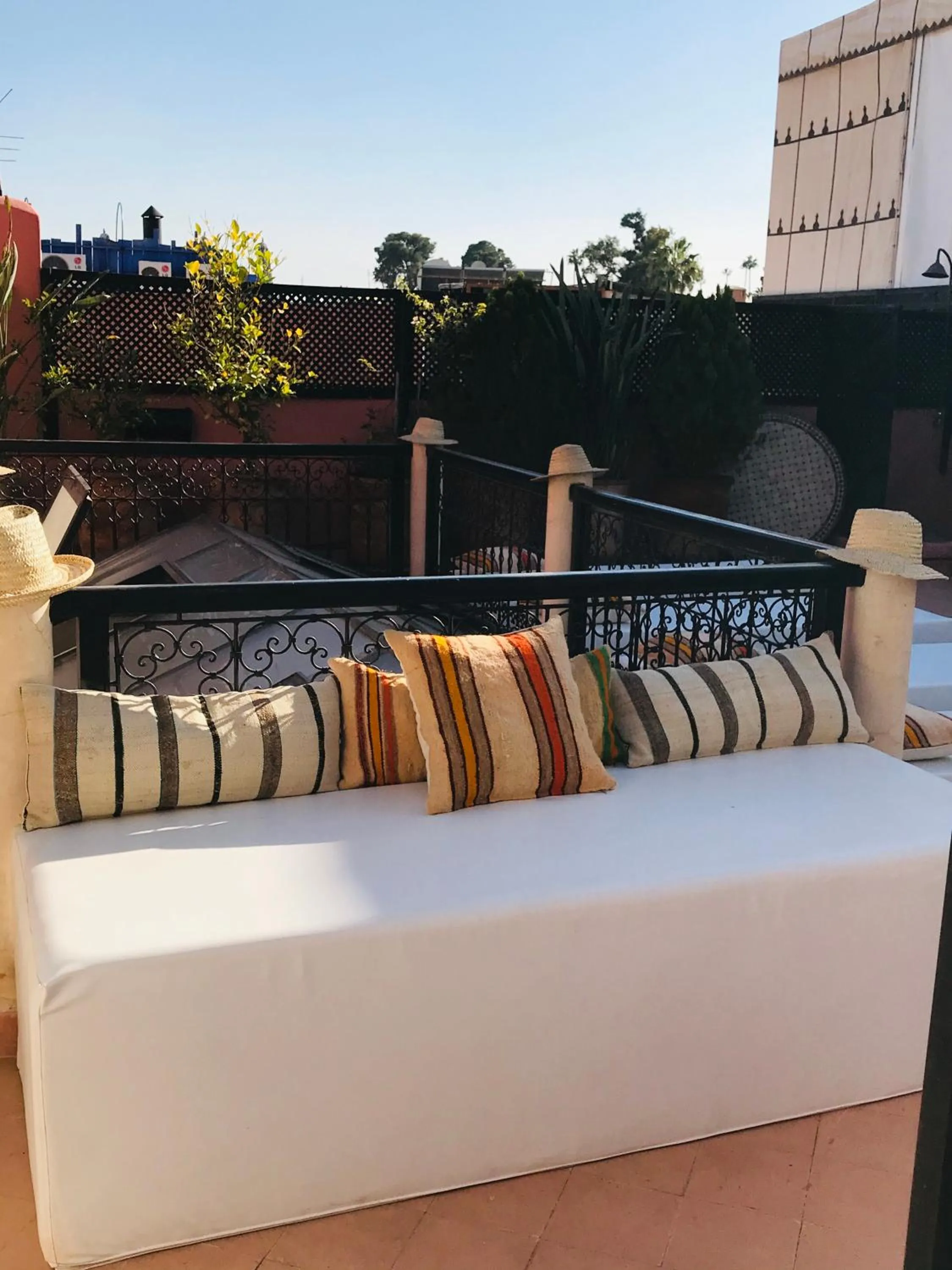 Balcony/Terrace in riad mimoune