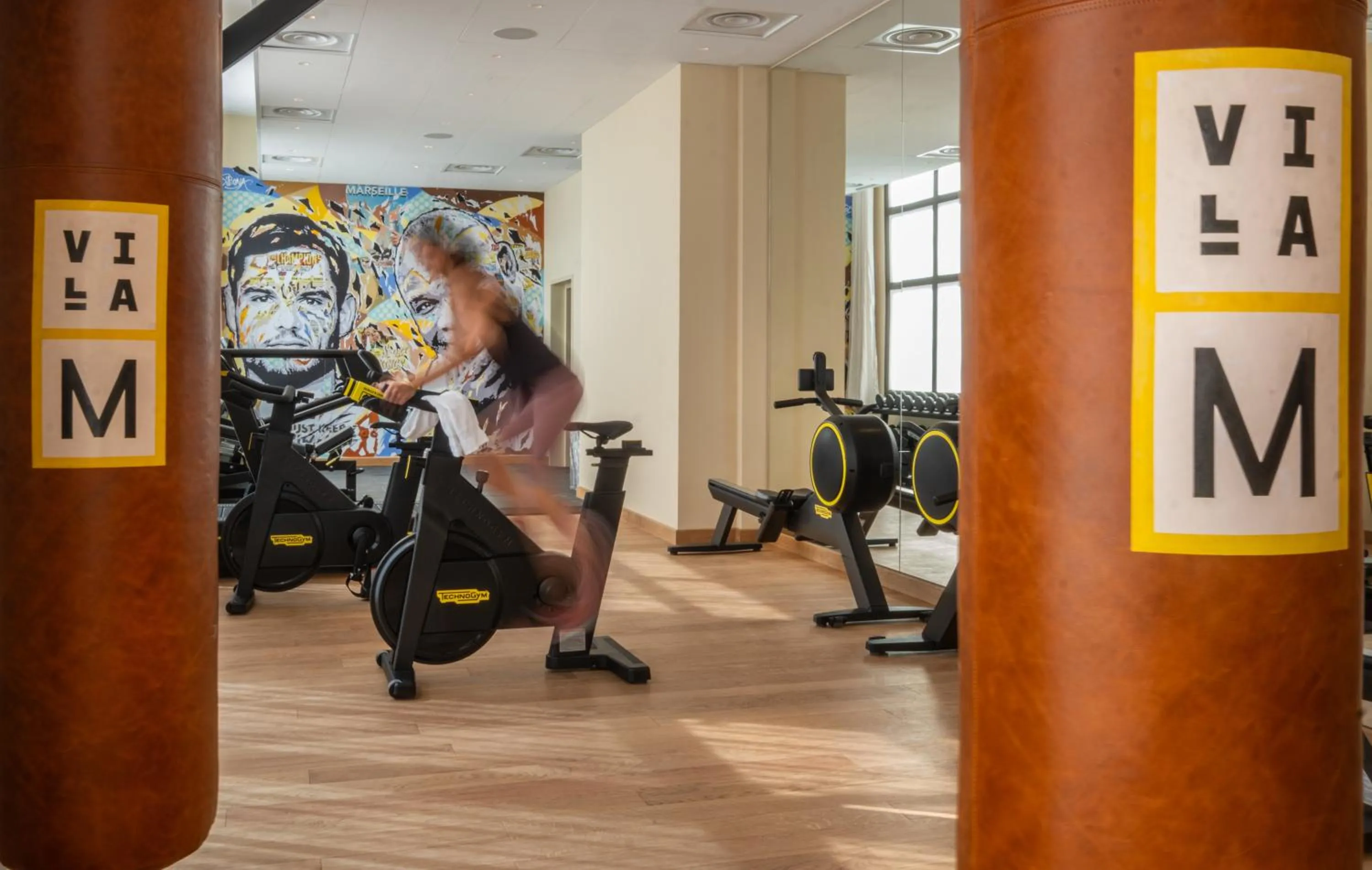 Fitness centre/facilities in Hôtel Villa Massalia