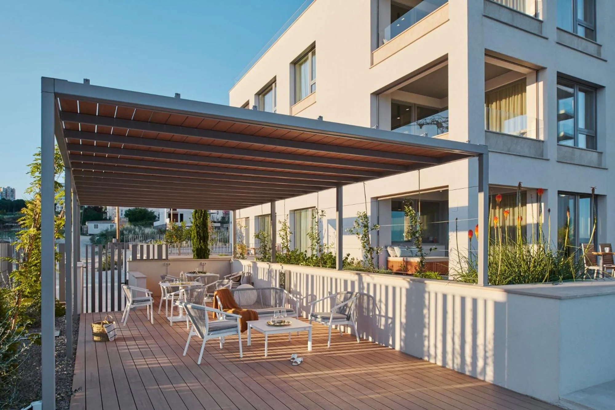 Patio in Eol Apartments Split