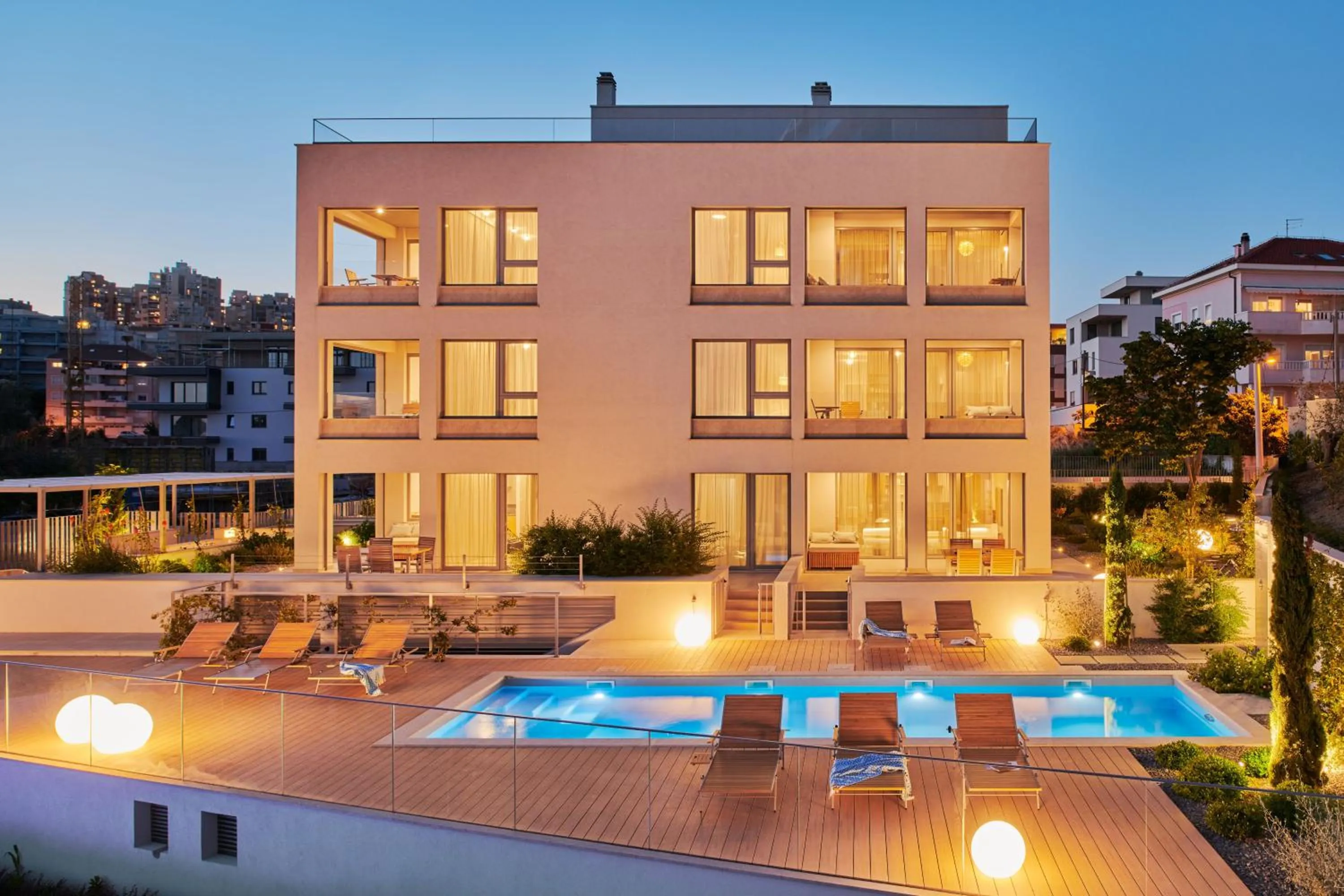 Swimming pool in Eol Apartments Split