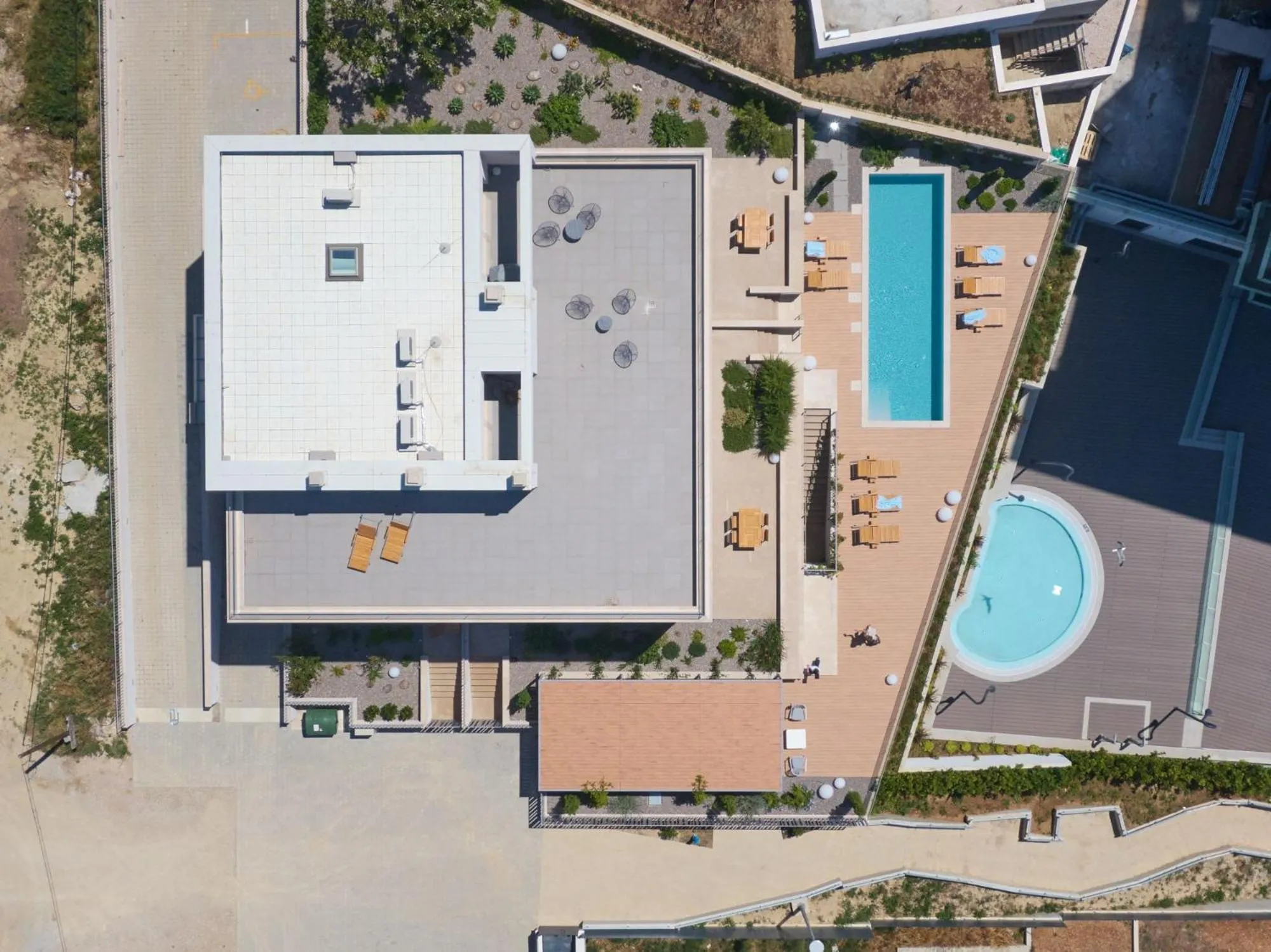 Bird's eye view in Eol Apartments Split