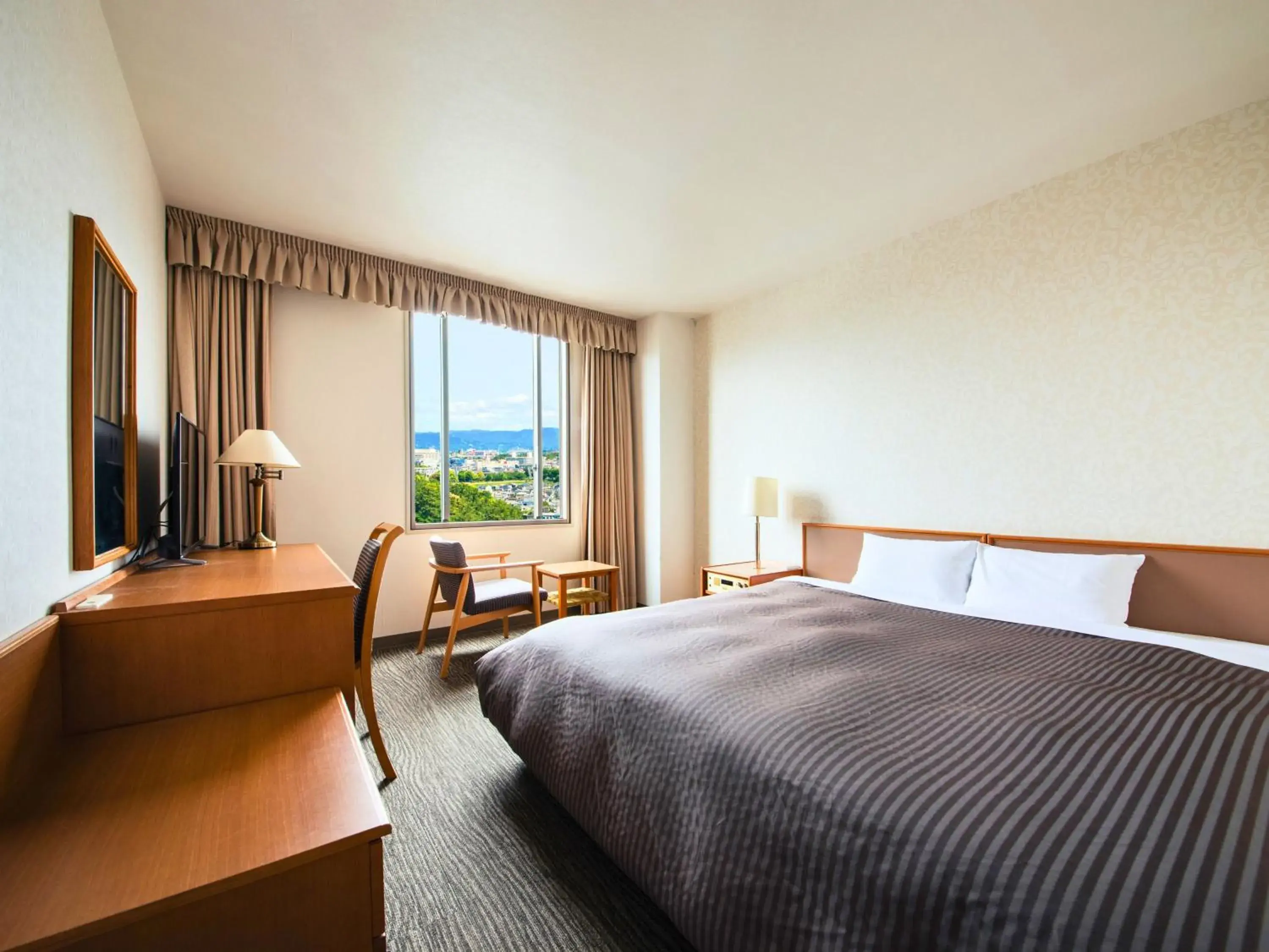 Bed in Hotel Concorde Hamamatsu Bed in Hotel Concorde Hamamatsu