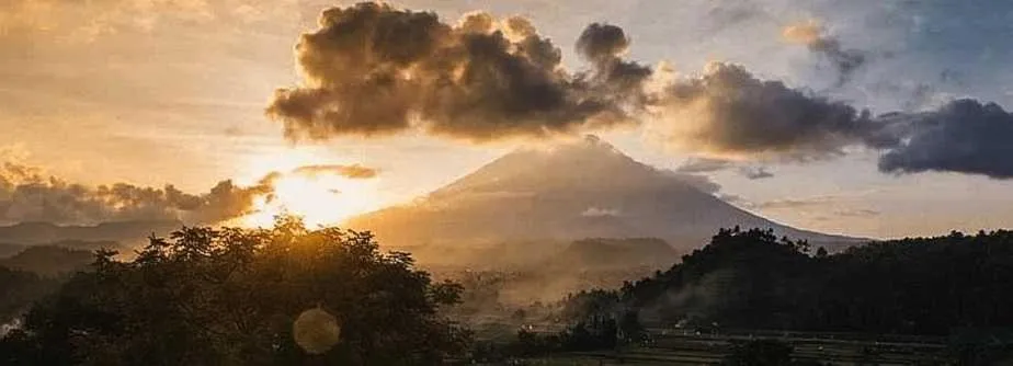 Natural landscape in Villa Mandala