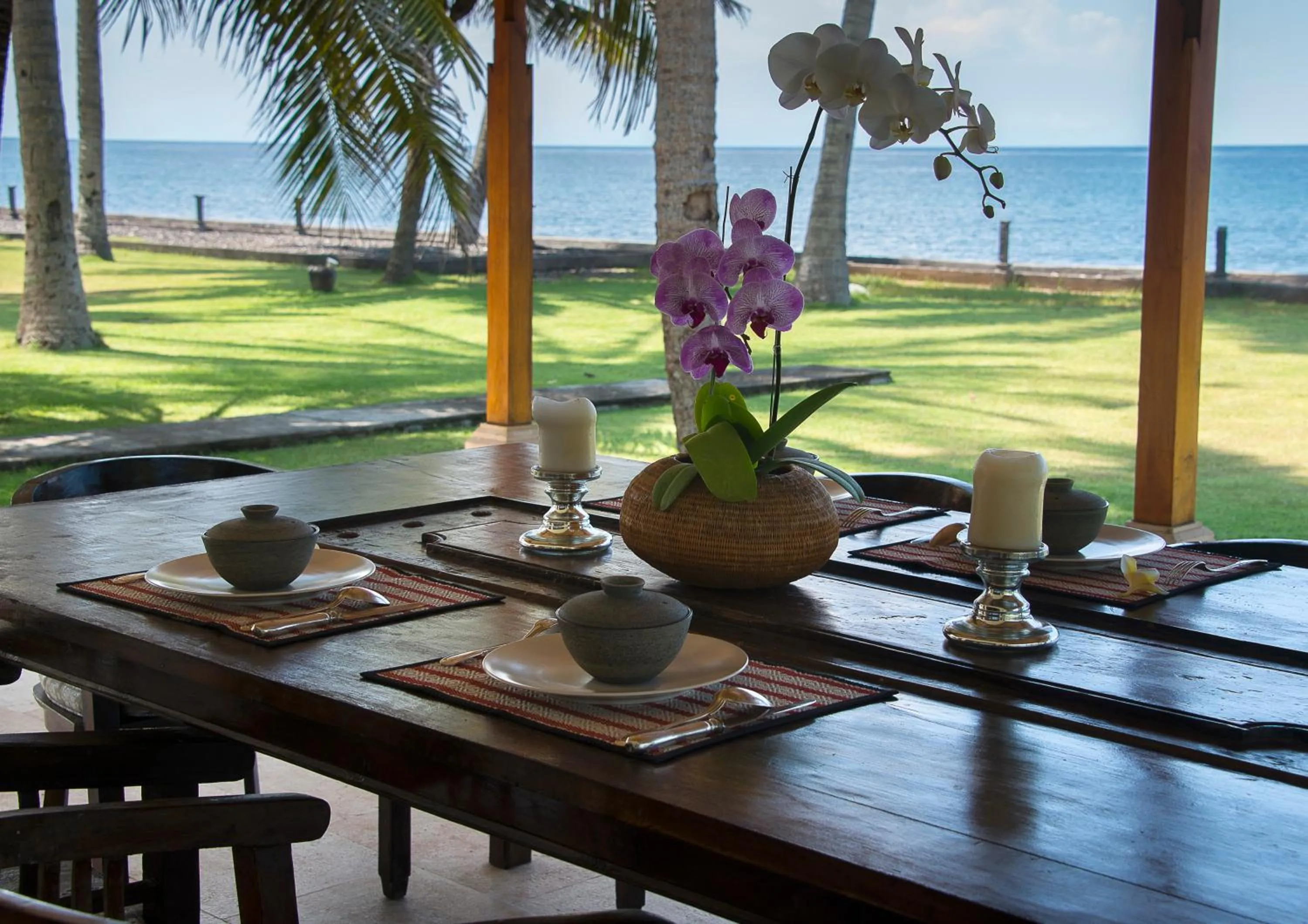 Dining area in Villa Mandala