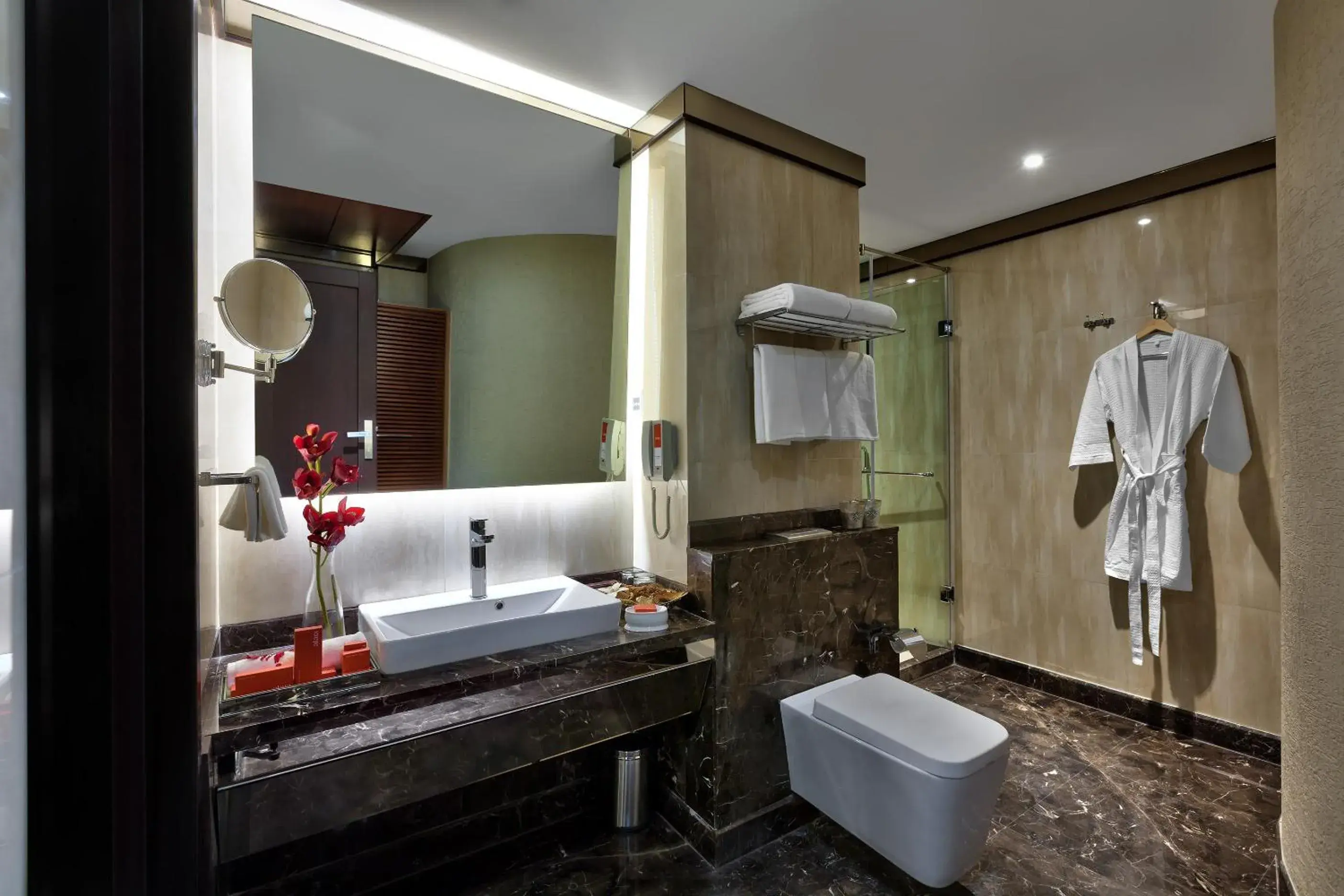 Bedroom, Bathroom in The Atara Hotel