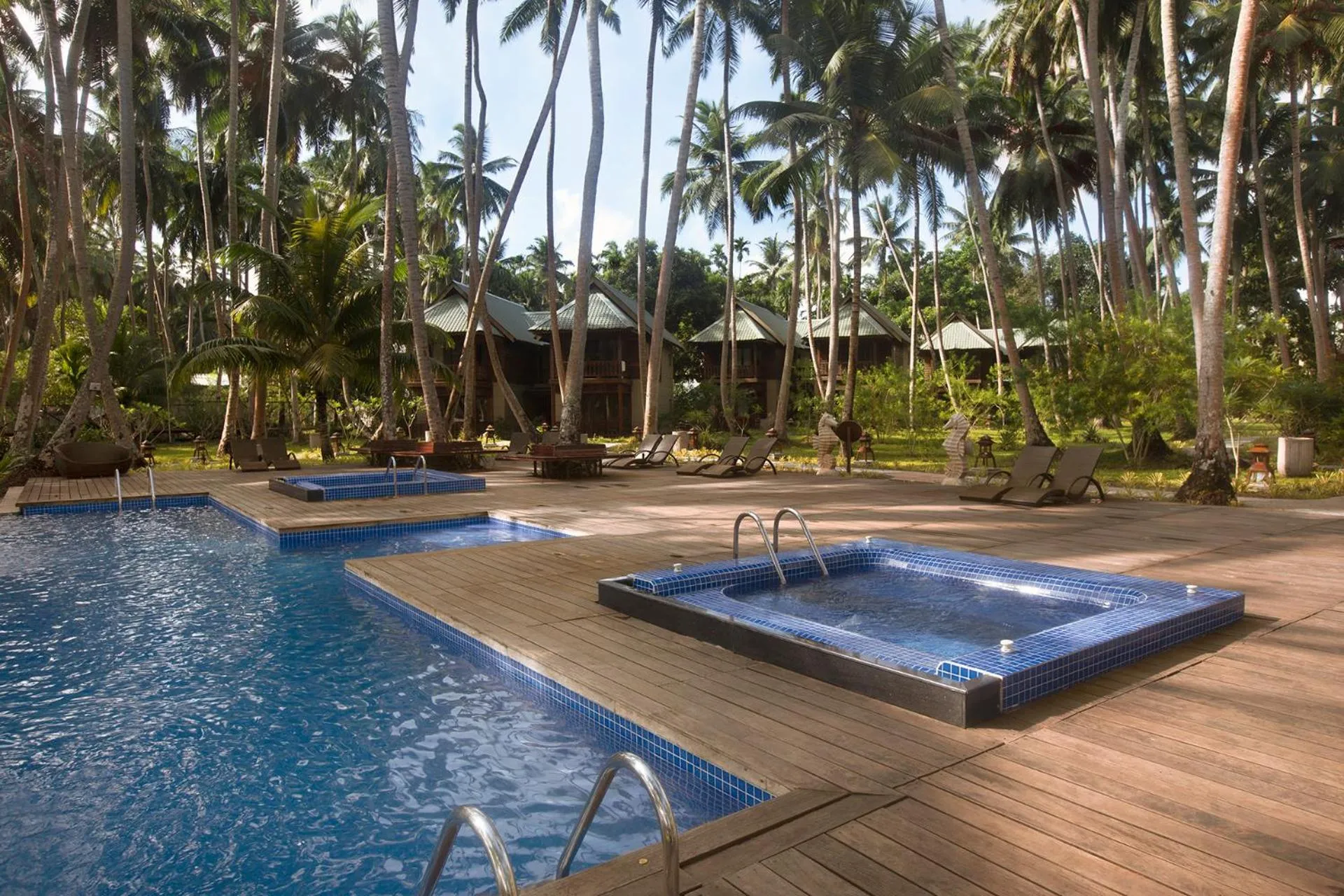 Swimming pool in Sea Shell Resort & Spa, Havelock