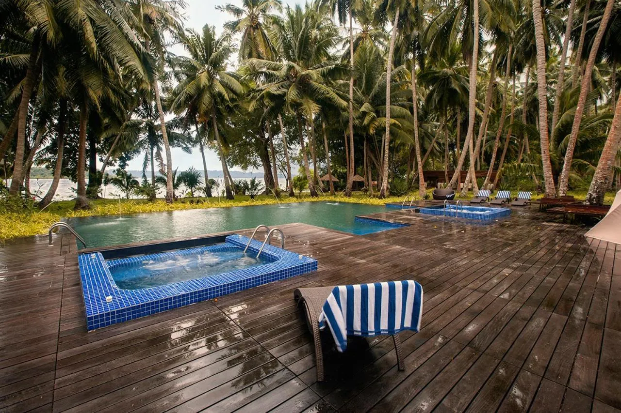Swimming pool in Sea Shell Resort & Spa, Havelock