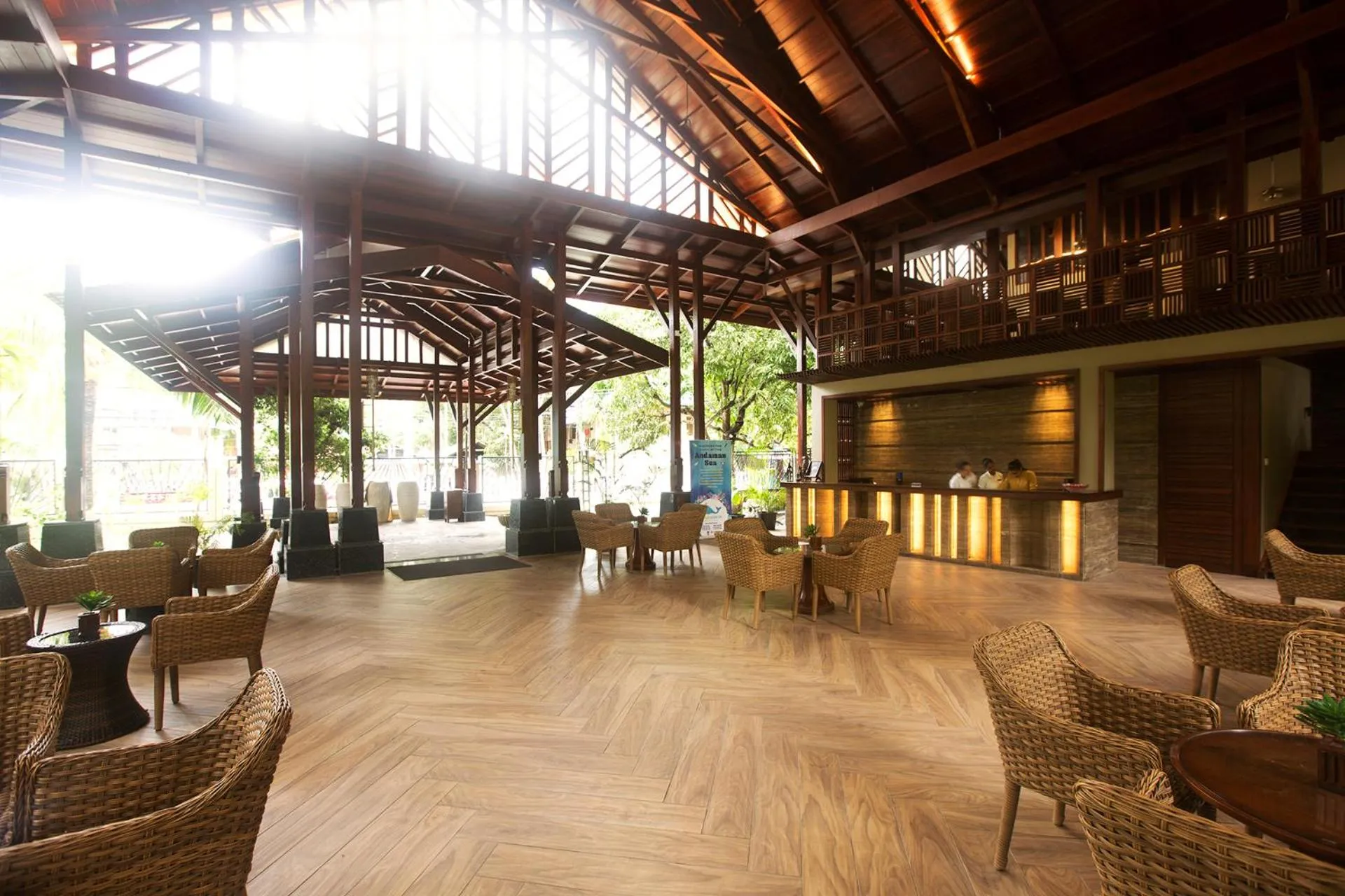 Lobby or reception in Sea Shell Resort & Spa, Havelock