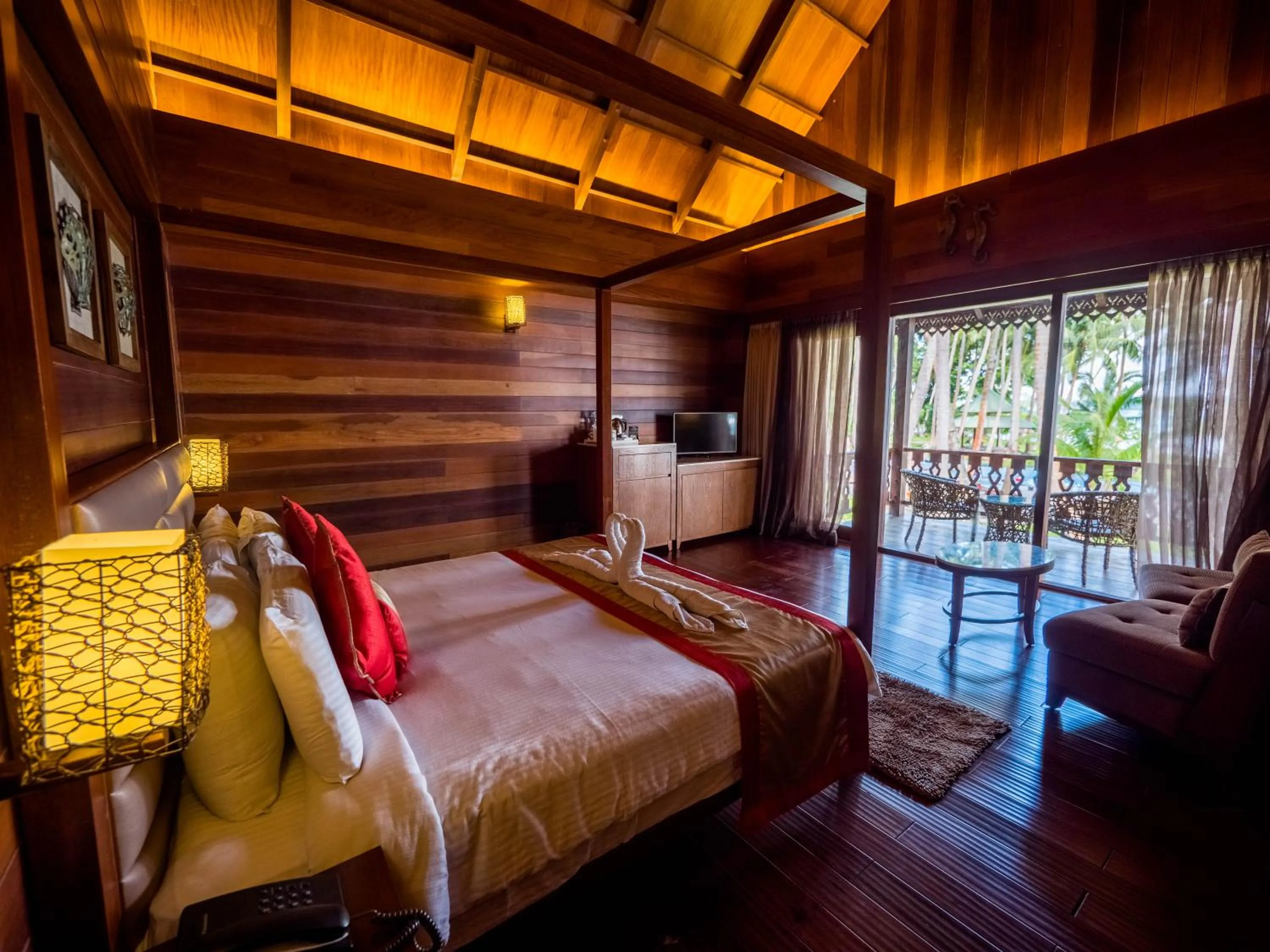 Bedroom, Bed in Sea Shell Resort & Spa, Havelock