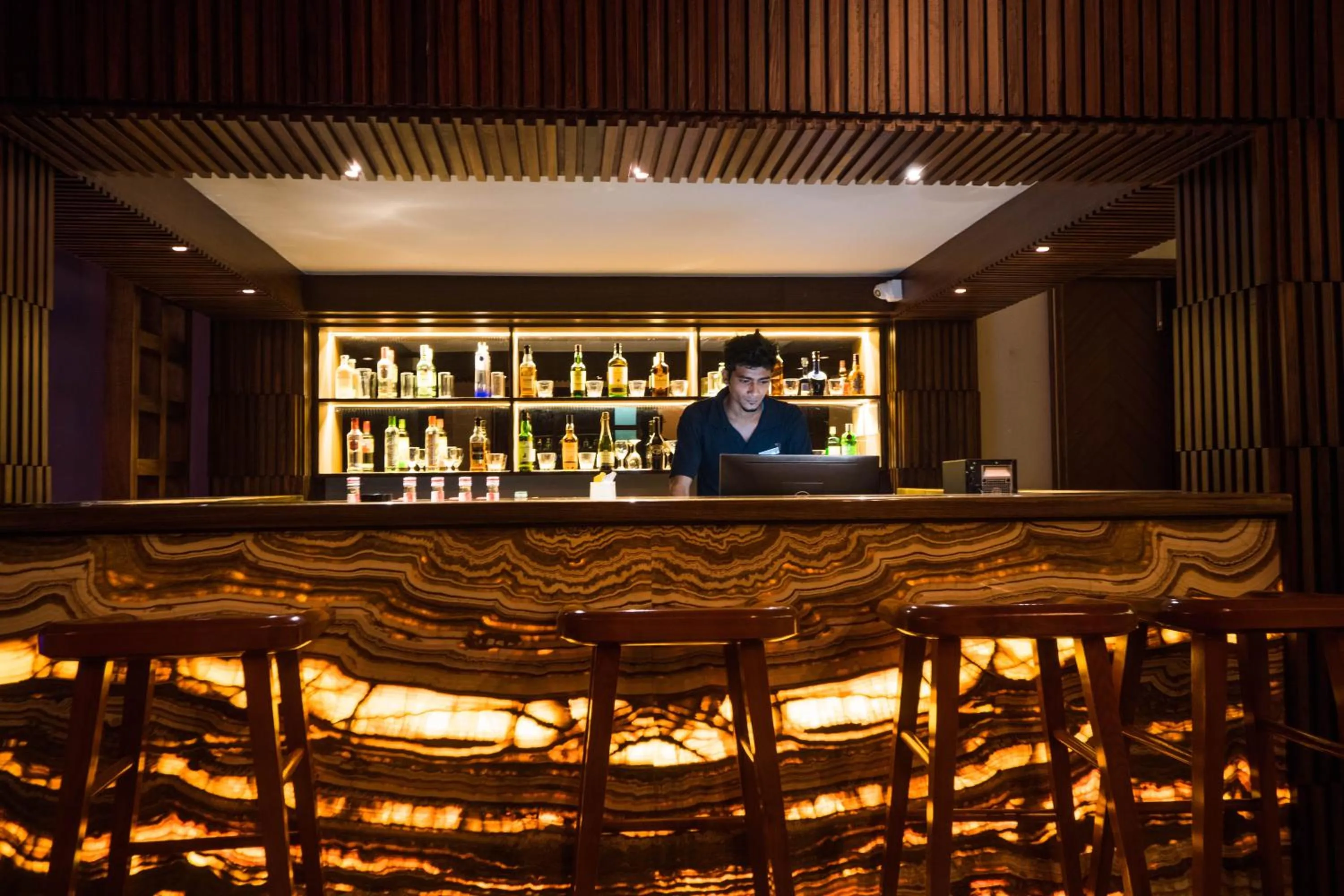 Lounge or bar in Sea Shell Resort & Spa, Havelock