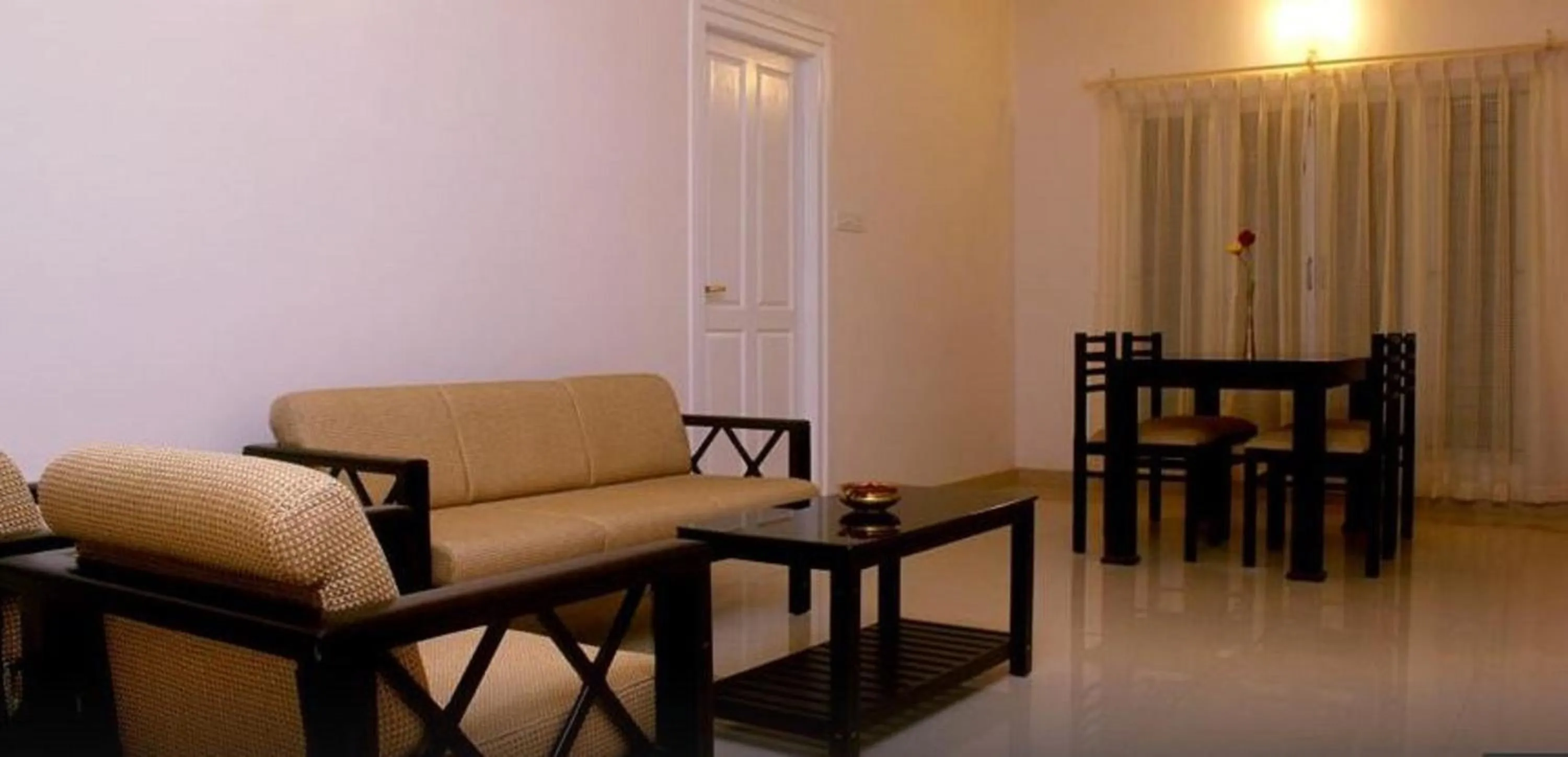 Seating area in Fort Abode