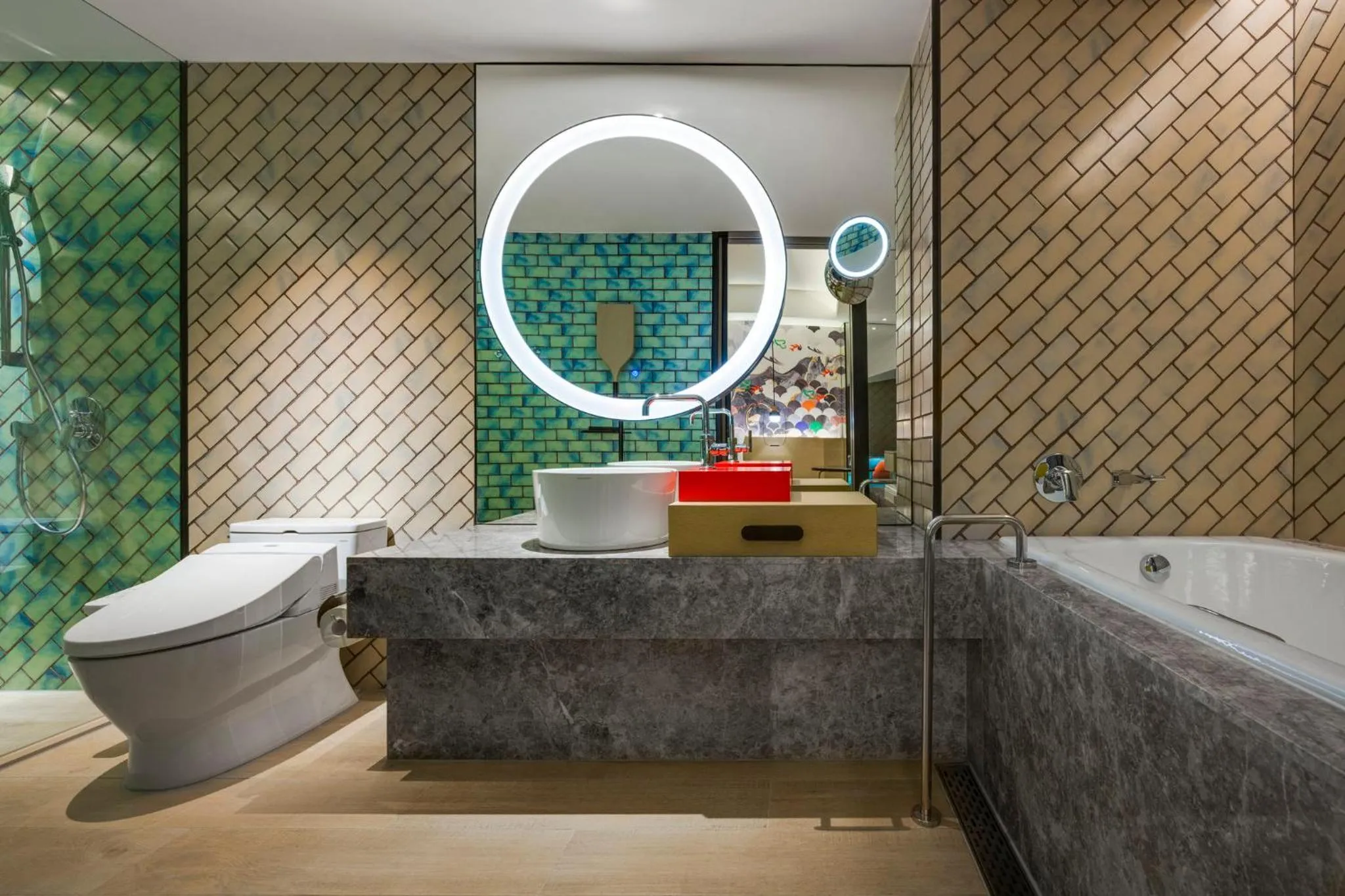 Bathroom in Hotel Indigo Taipei North by IHG