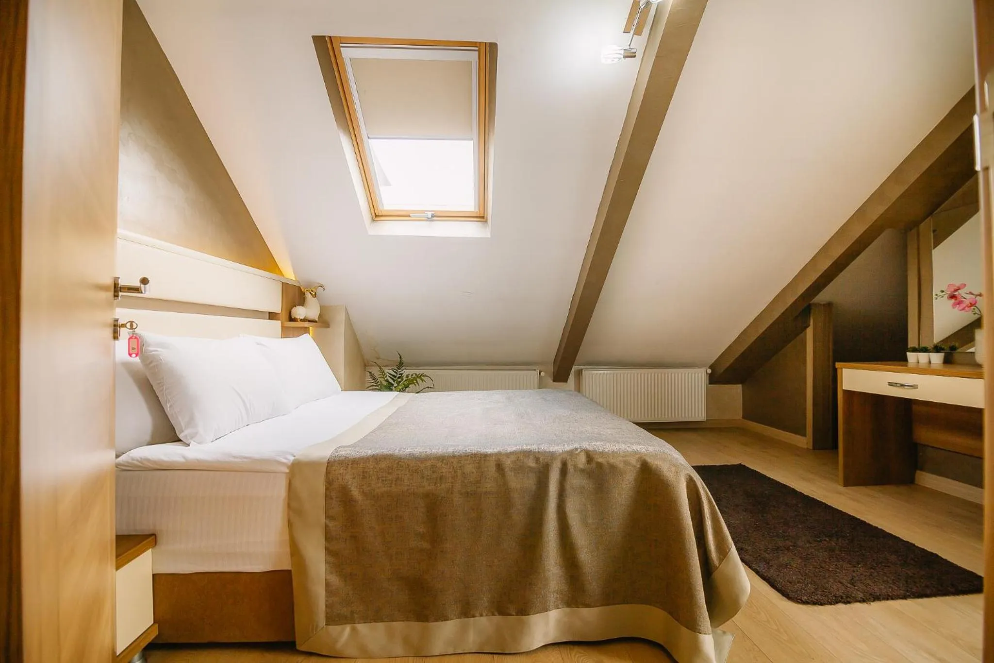 Bed in Kavalalı Suites