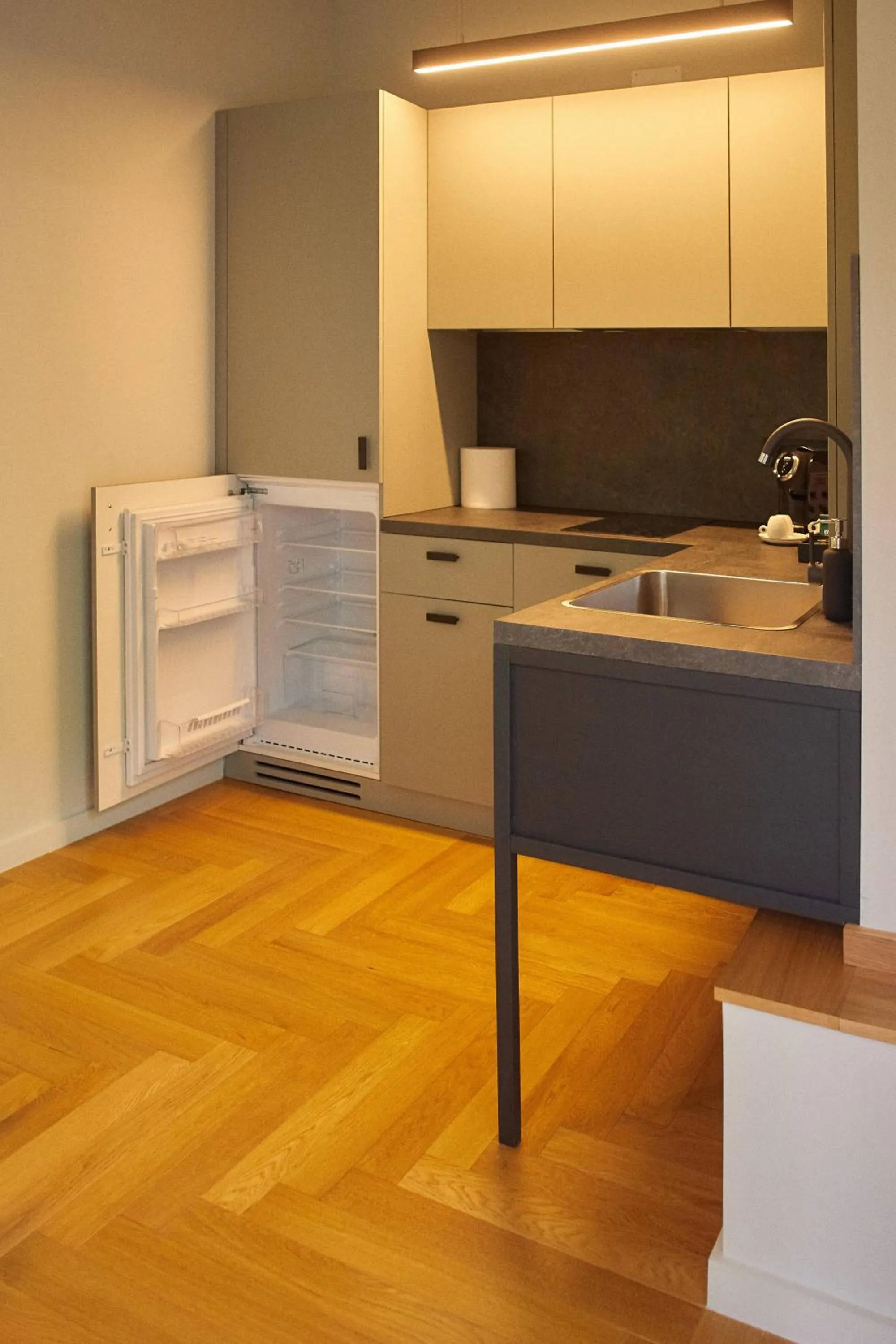 Kitchen or kitchenette in Atlas Aparthotel
