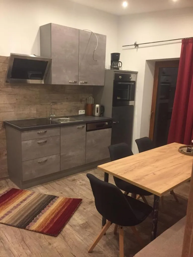 Kitchen or kitchenette in Apartment Haus am See