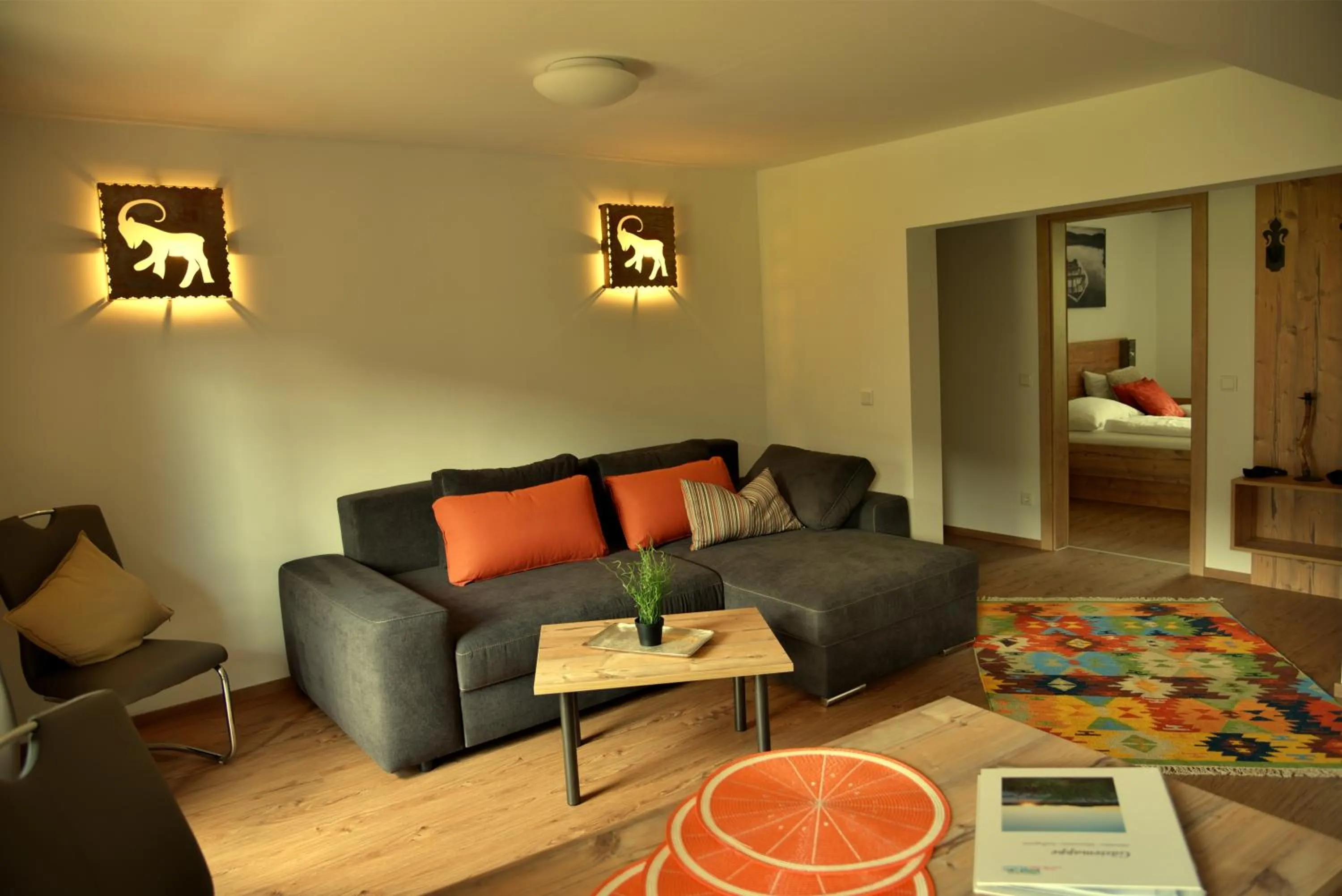 Seating area in Apartment Haus am See