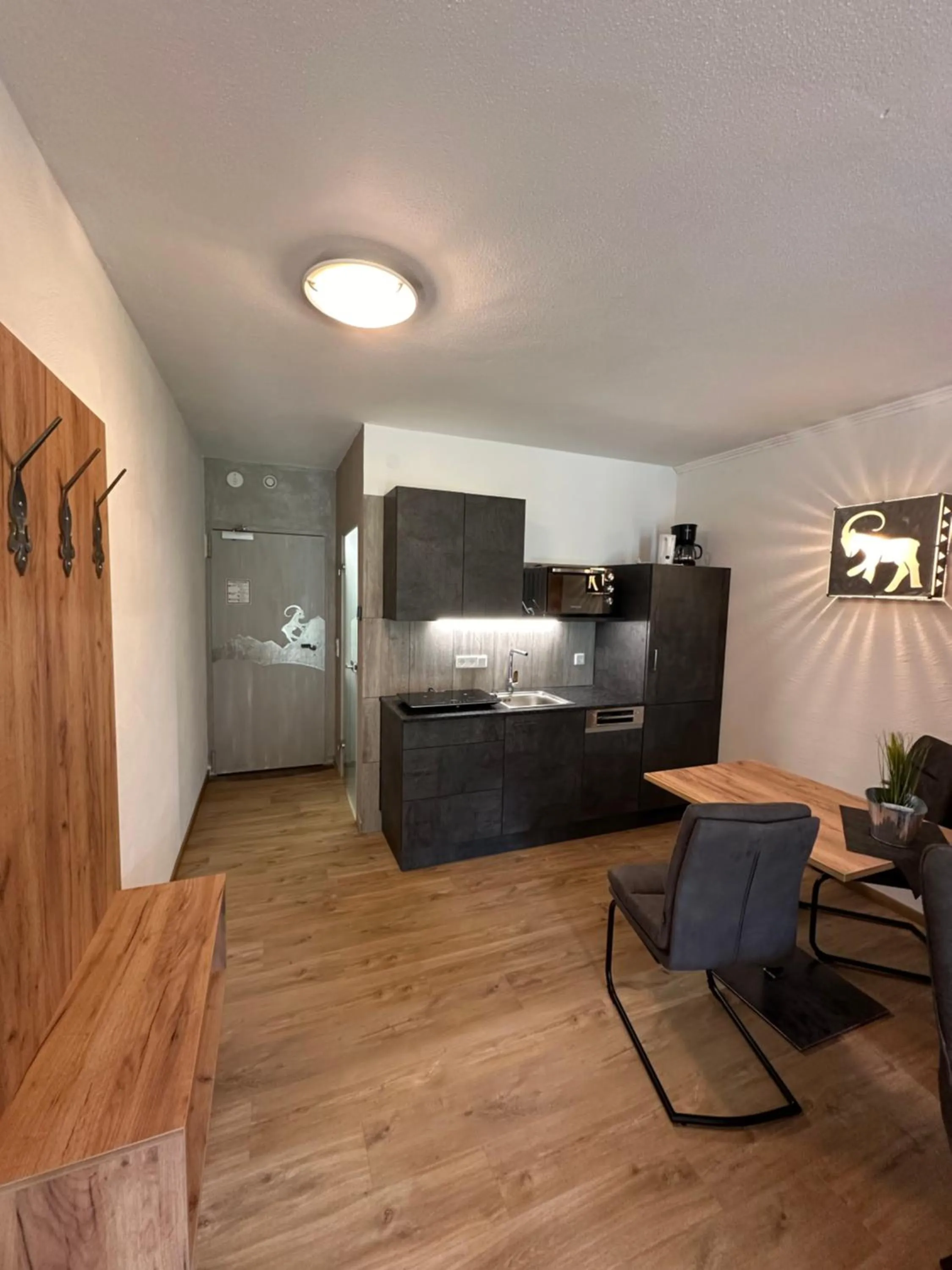Kitchen or kitchenette in Apartment Haus am See