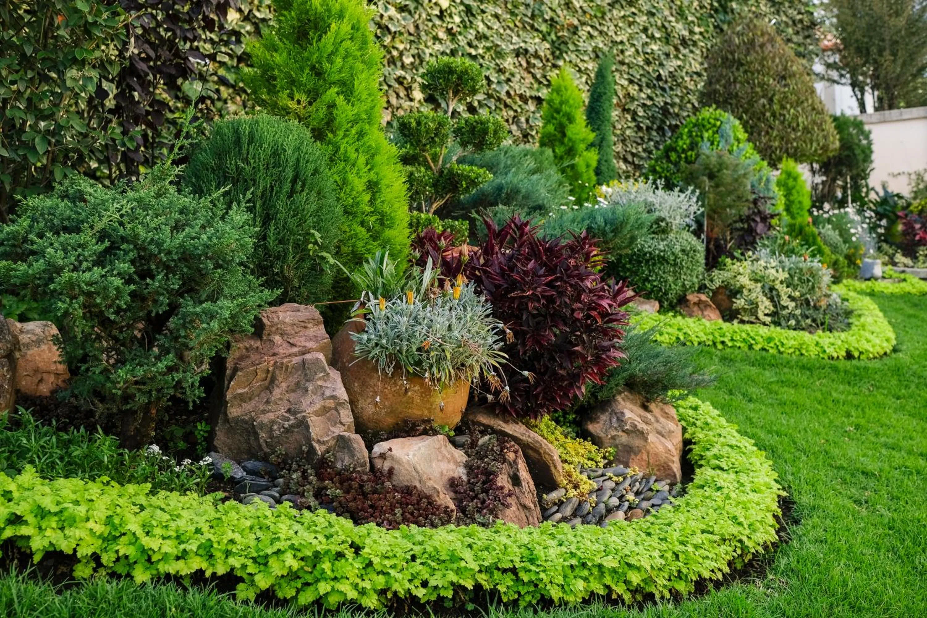 Garden in Hotel Boutique Rosario Sur