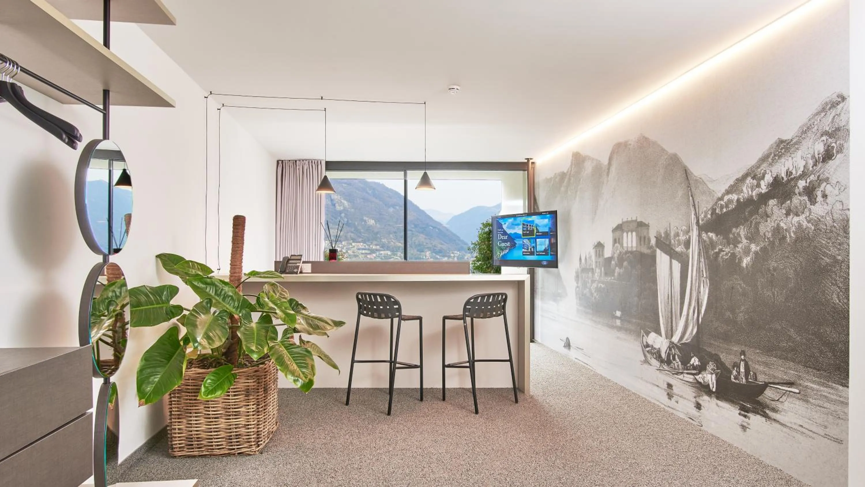 Dining area in Hotel Lago