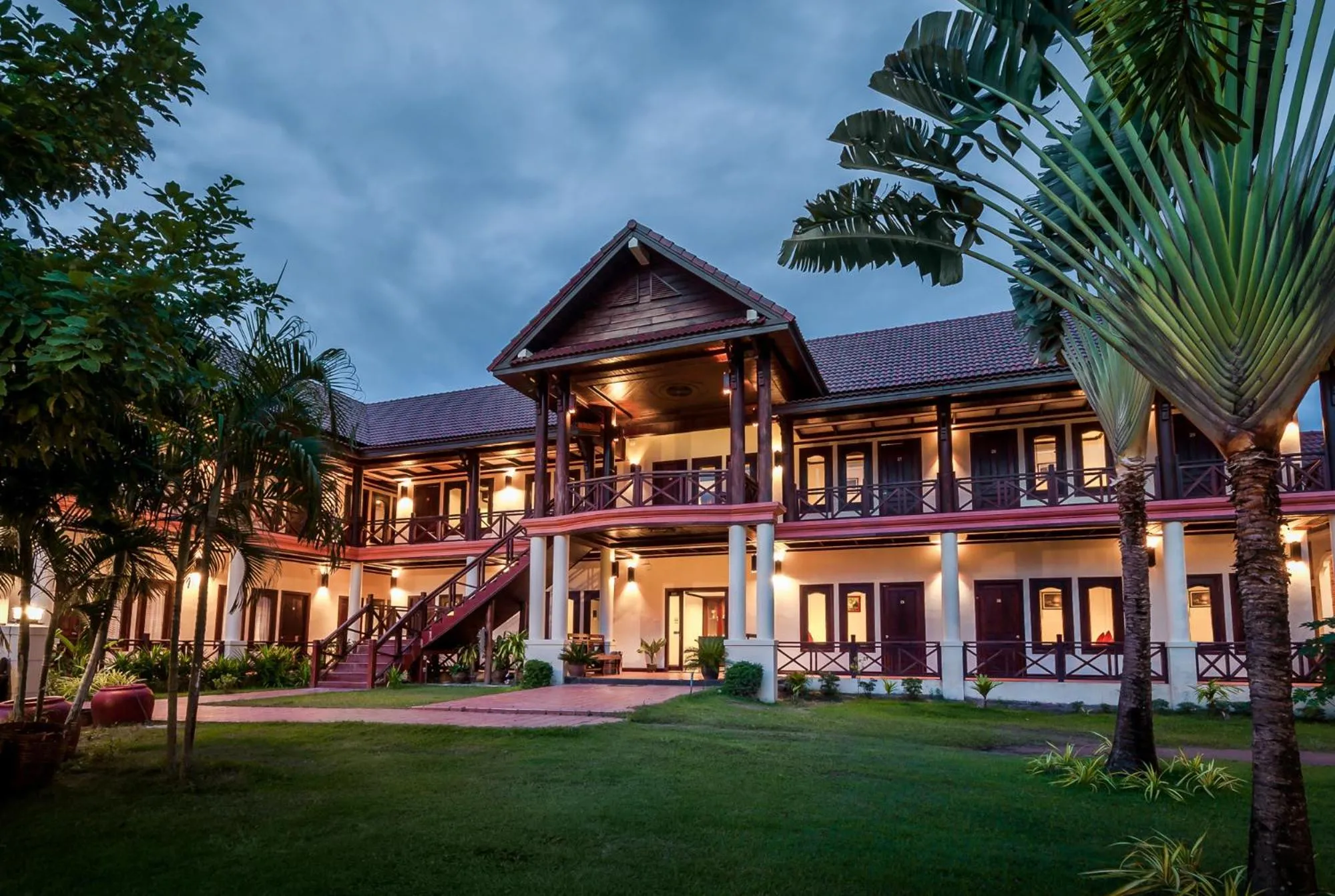 Facade/entrance in Don Det Hotel