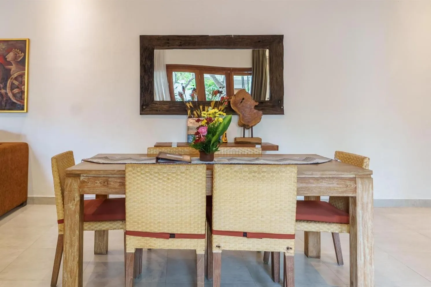 Seating area in Villa Orange 3BR Seminyak by Exotic Bali Properties