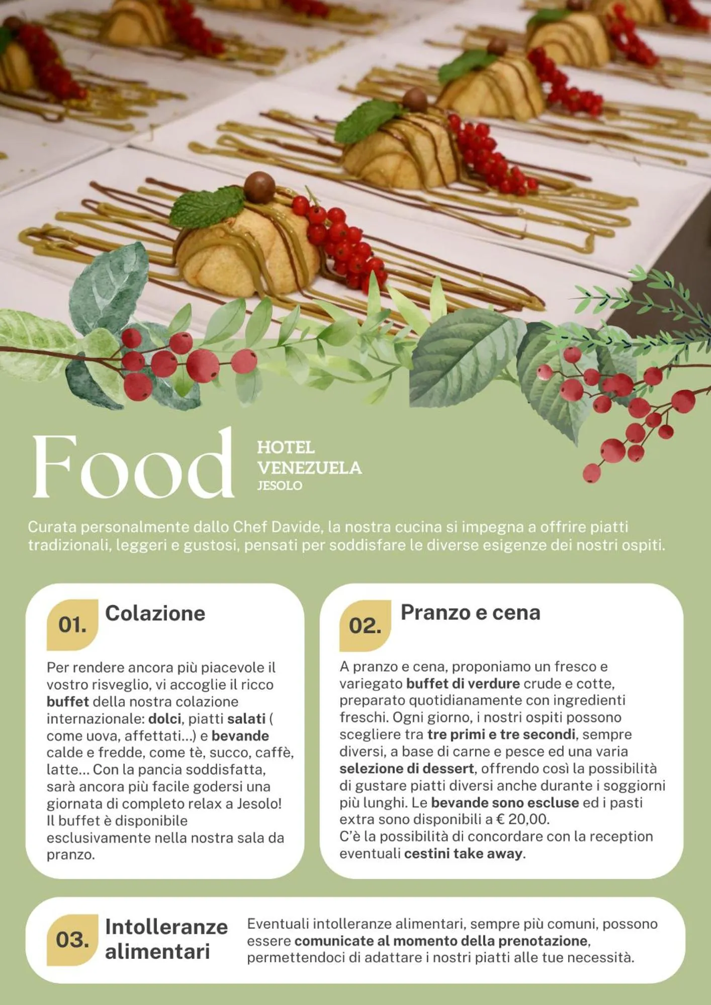 Restaurant/places to eat in Hotel Venezuela