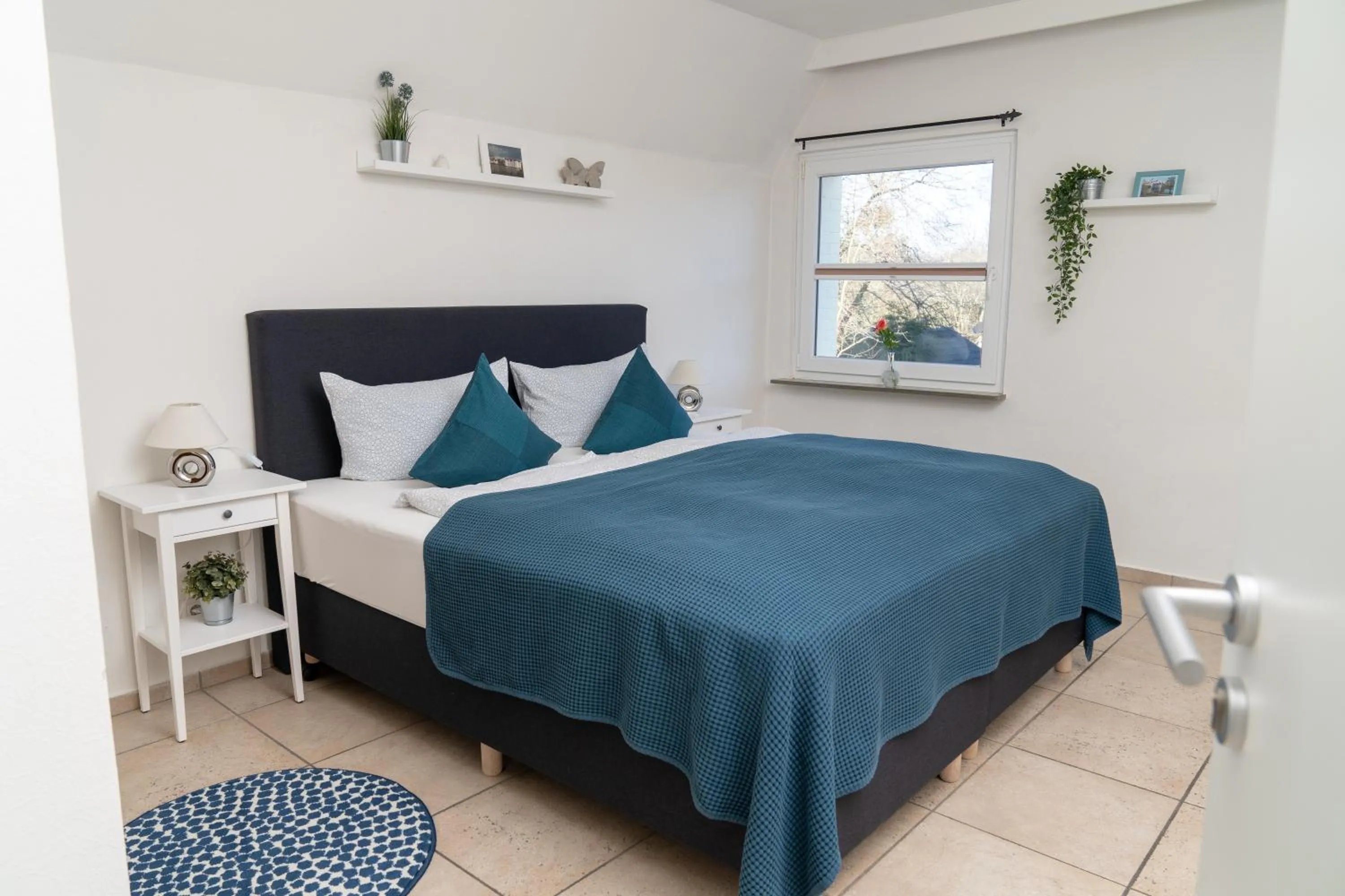 Bed in Hotel am Wasserschloss Glücksburg