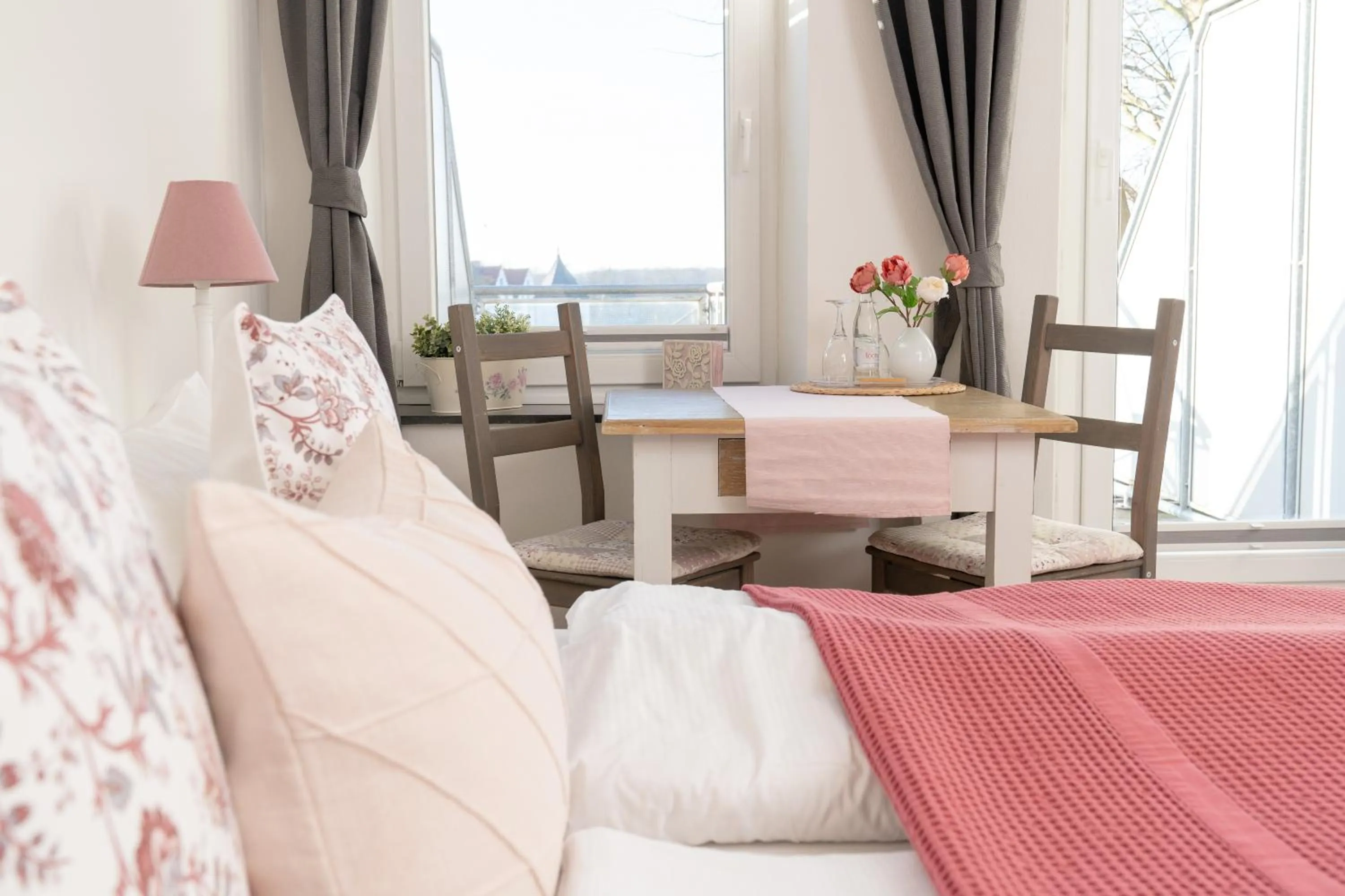 Bed in Hotel am Wasserschloss Glücksburg