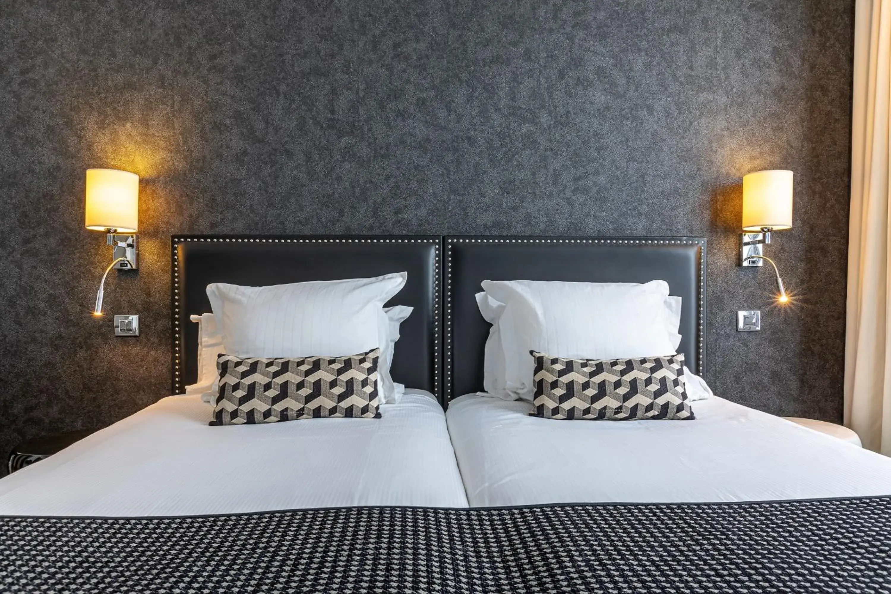 Bed in Hôtel Diva Opera Bed in Hôtel Diva Opera