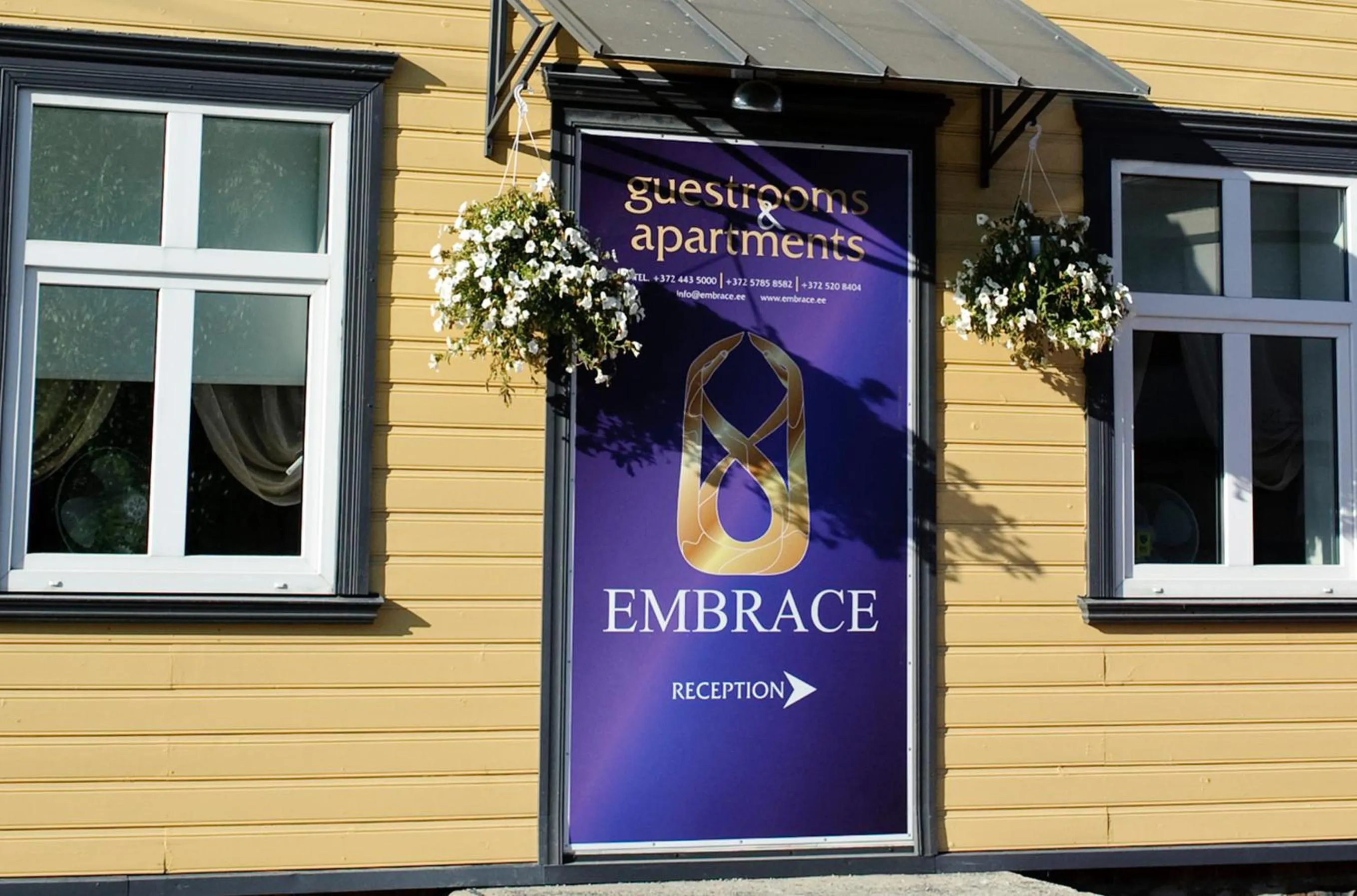 Facade/entrance in Embrace Hotel & Apartments