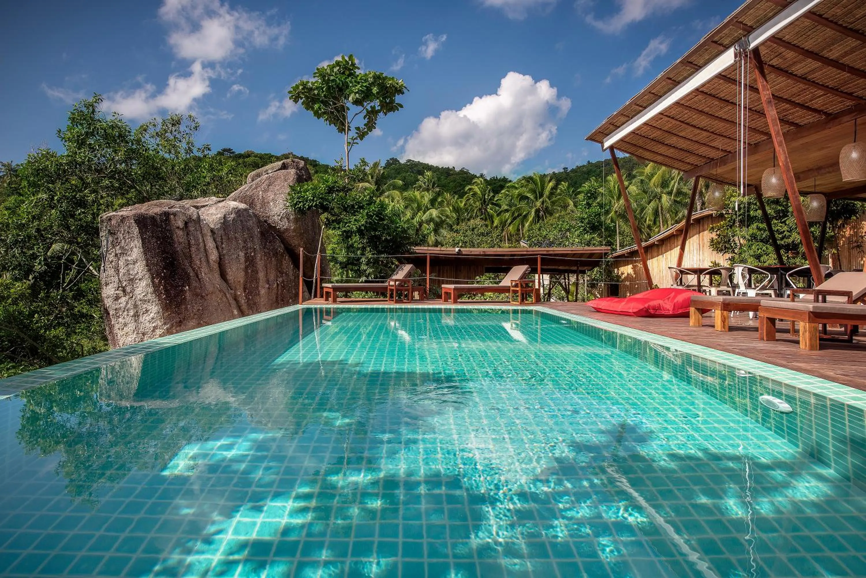 Swimming pool in Ecotao Lodge