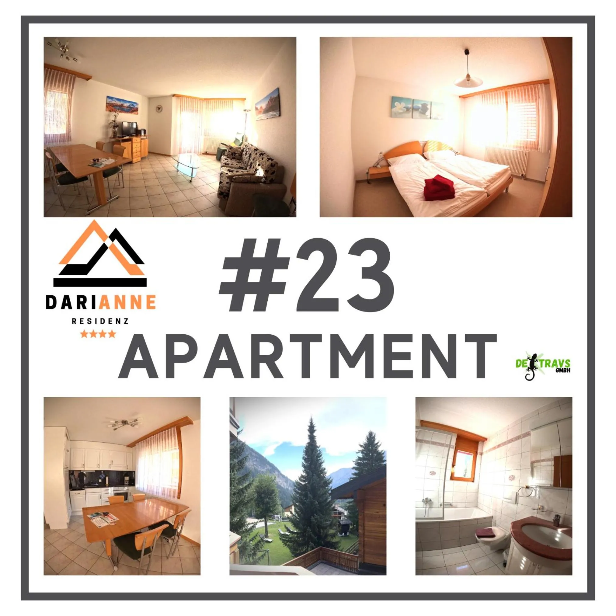 One-Bedroom Apartment with View in Residenz Darianne Leukerbad
