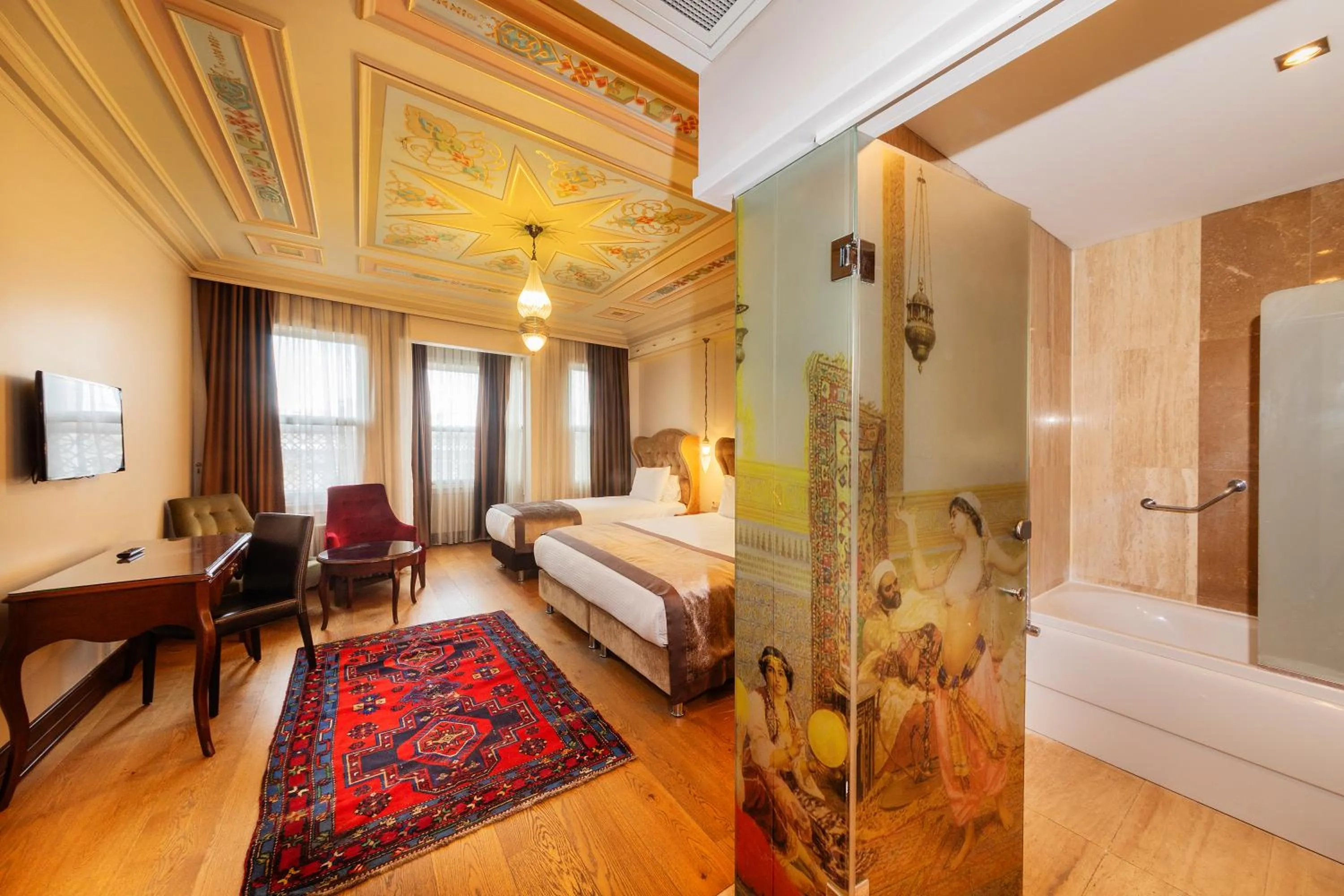 Photo of the whole room, Bed in Azade Premier Hotel