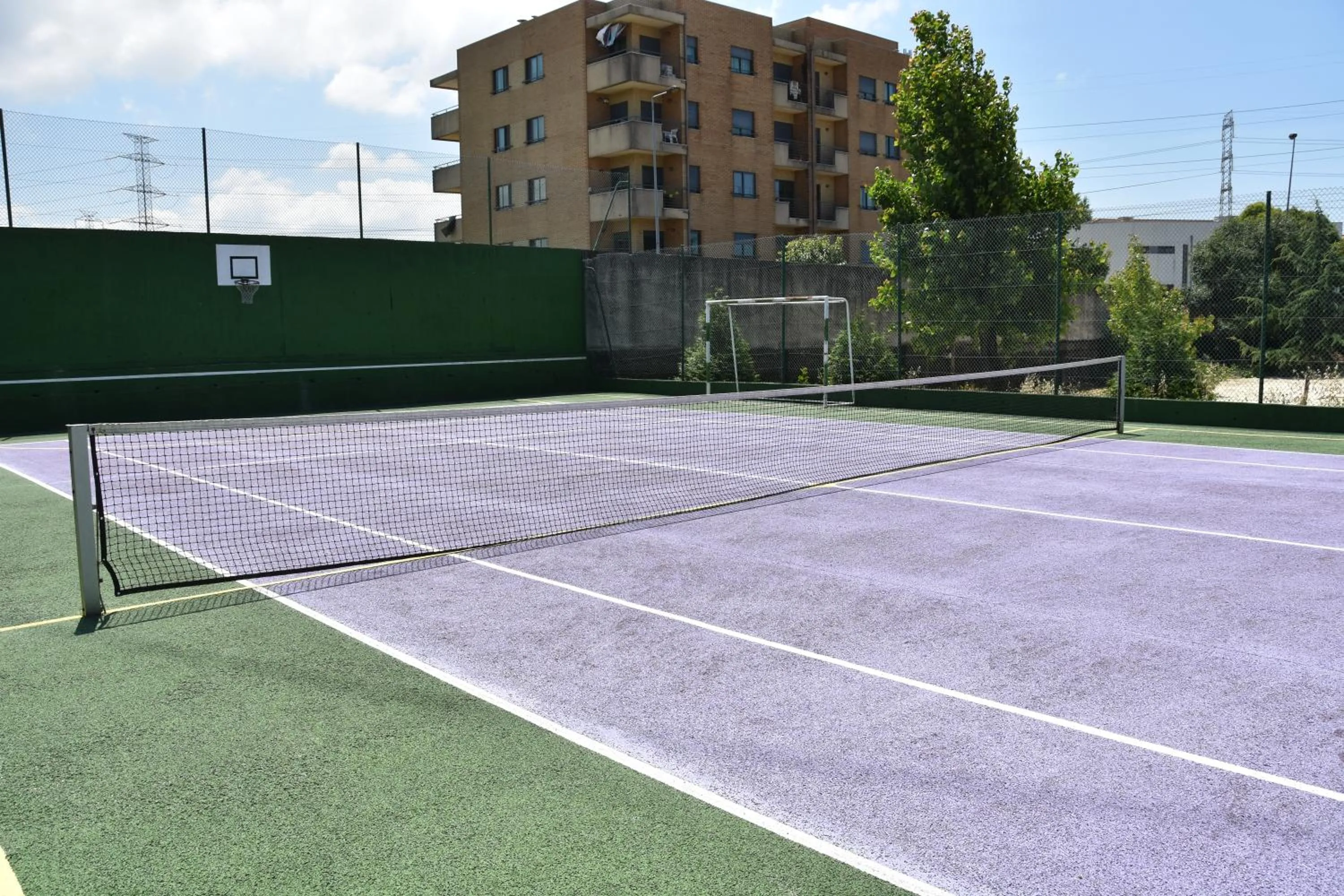 Tennis court in Our Lady of Mercy Villa