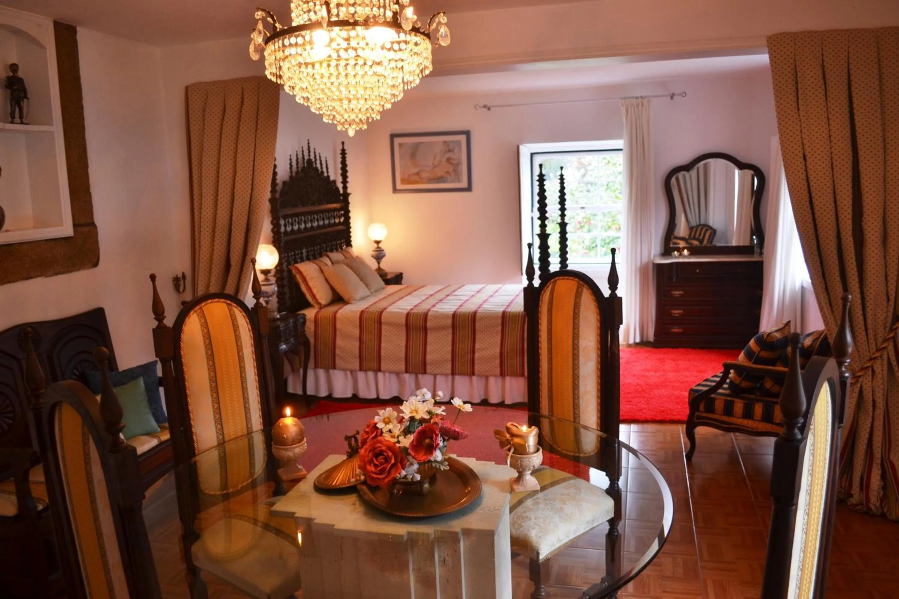 Decorative detail, Bed in Our Lady of Mercy Villa