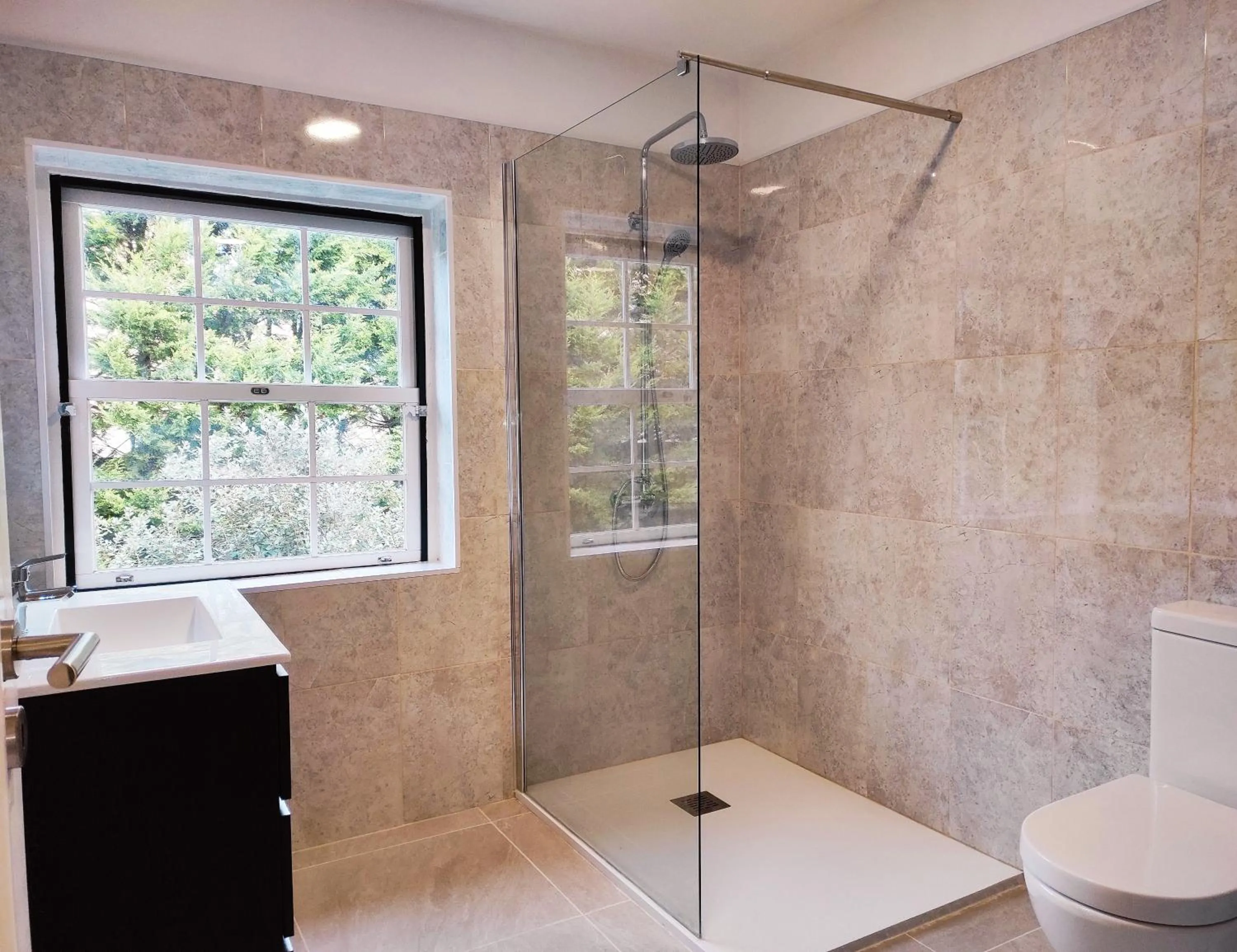 Shower in Our Lady of Mercy Villa