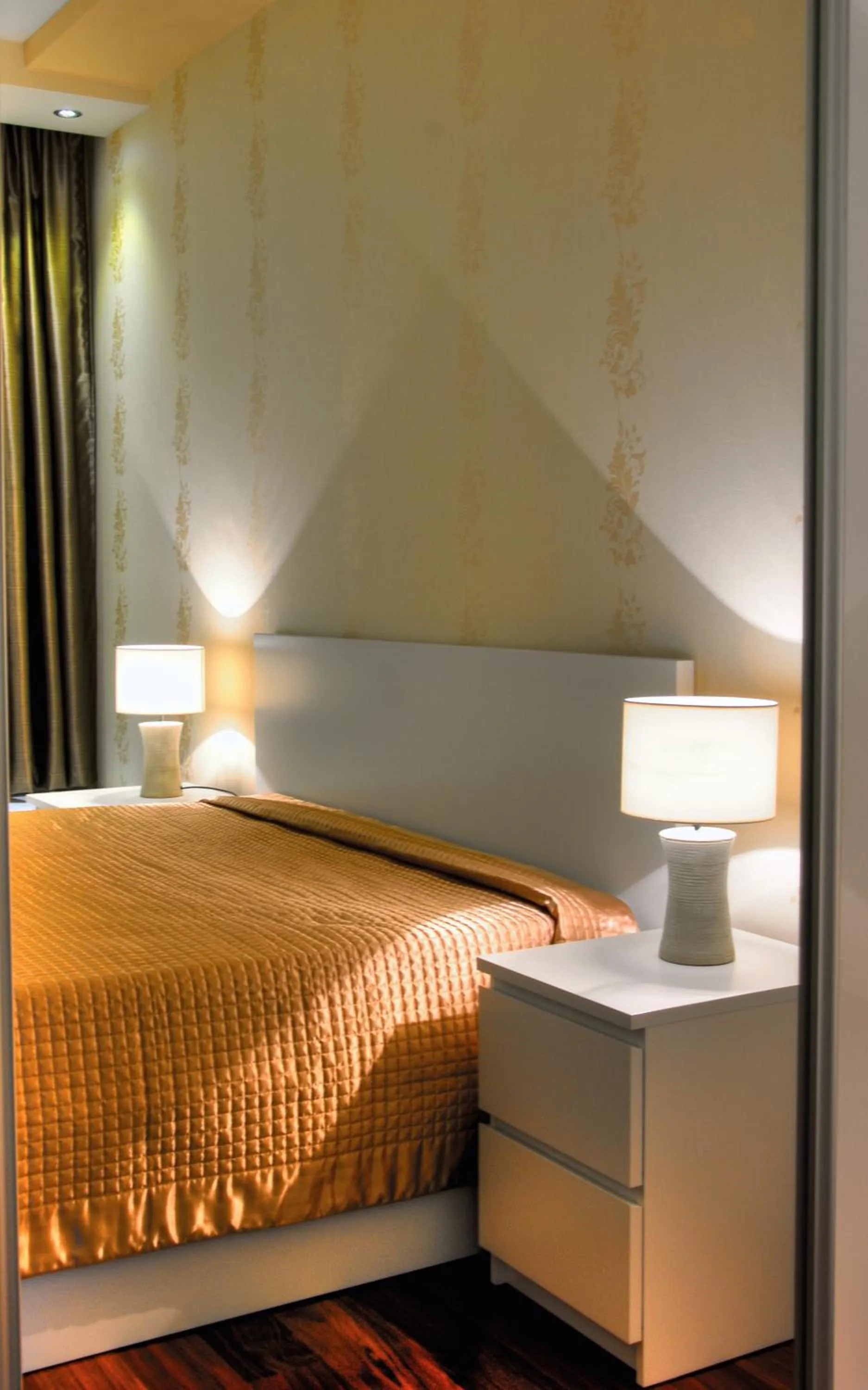 Bed in Apartments Athos